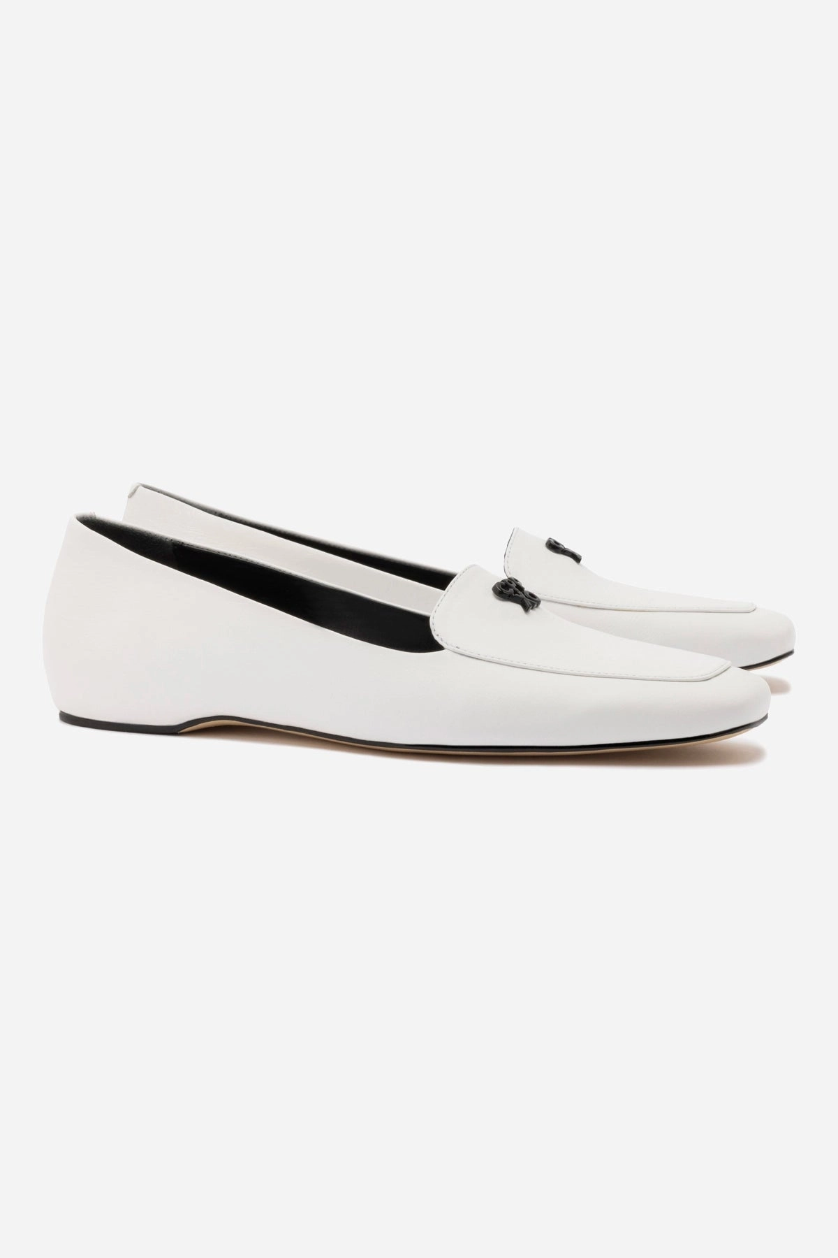 Versatile Padding Classic Leather Larroud?? x CPPXO Loafer In White Leather