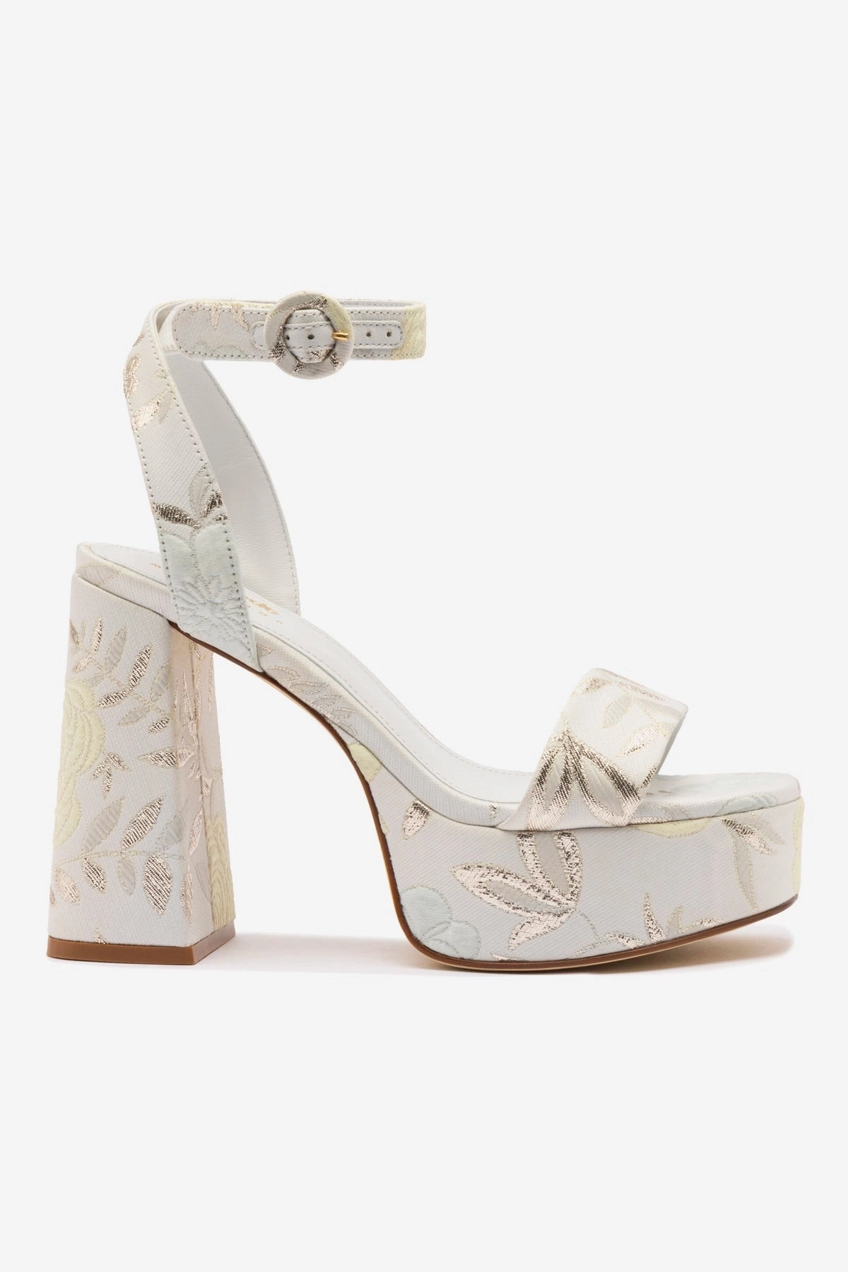 Larroud?? x Markarian Dolly Sandal In Yvette Ivory Brocade Everyday Cool