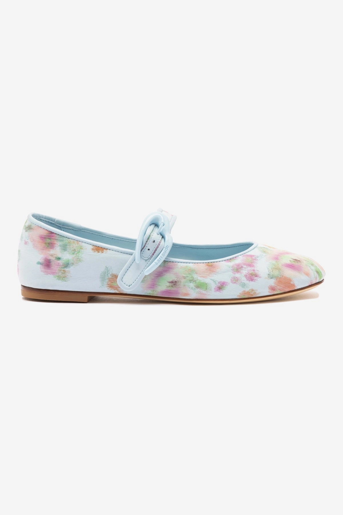 Cushioned Comfort Main Lane Larroud?? x Markarian Verona Ballet Flat In Apple Blue Floral Ikat