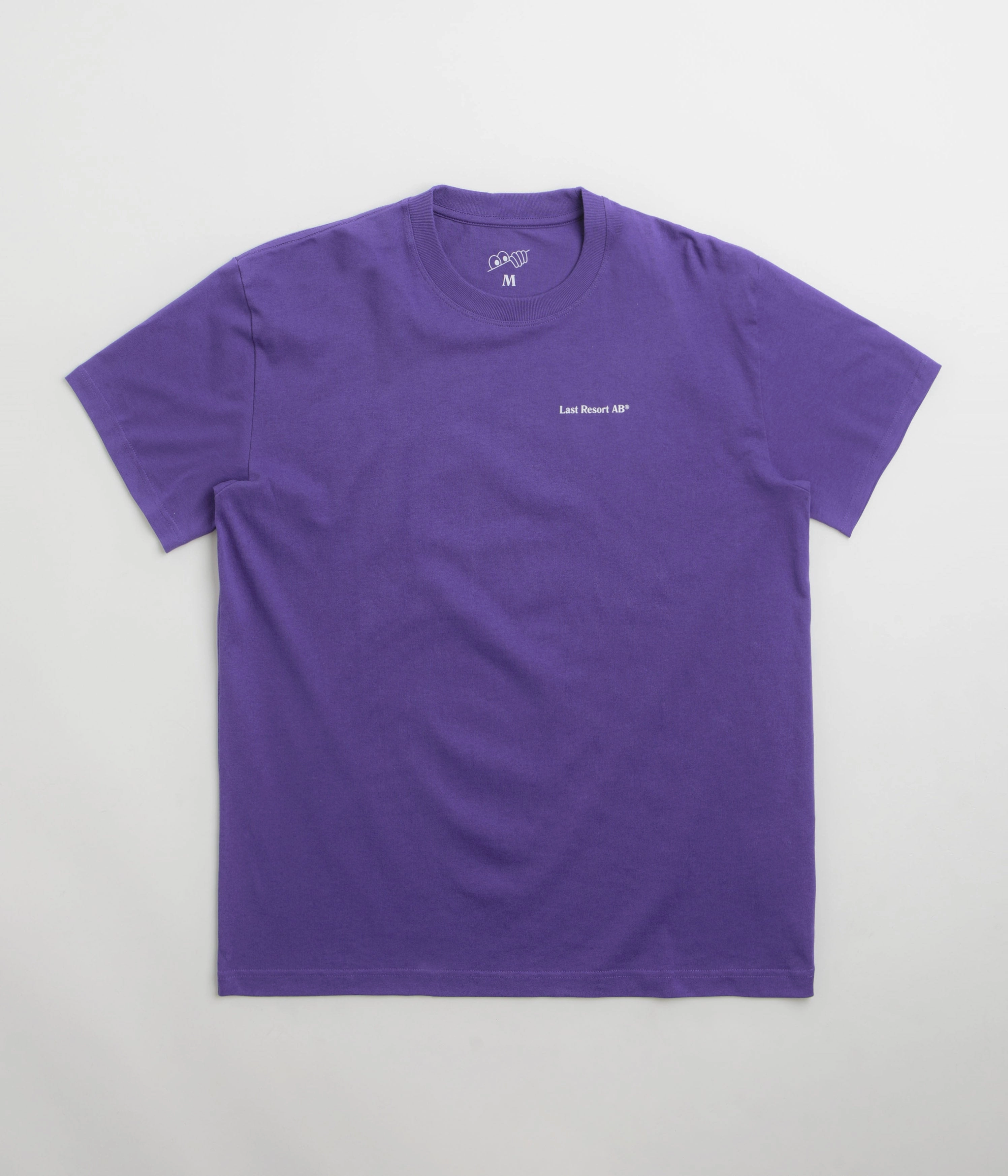 BreathableFabric Last Resort AB Atlas Monogram T-Shirt - Heliotrope / White