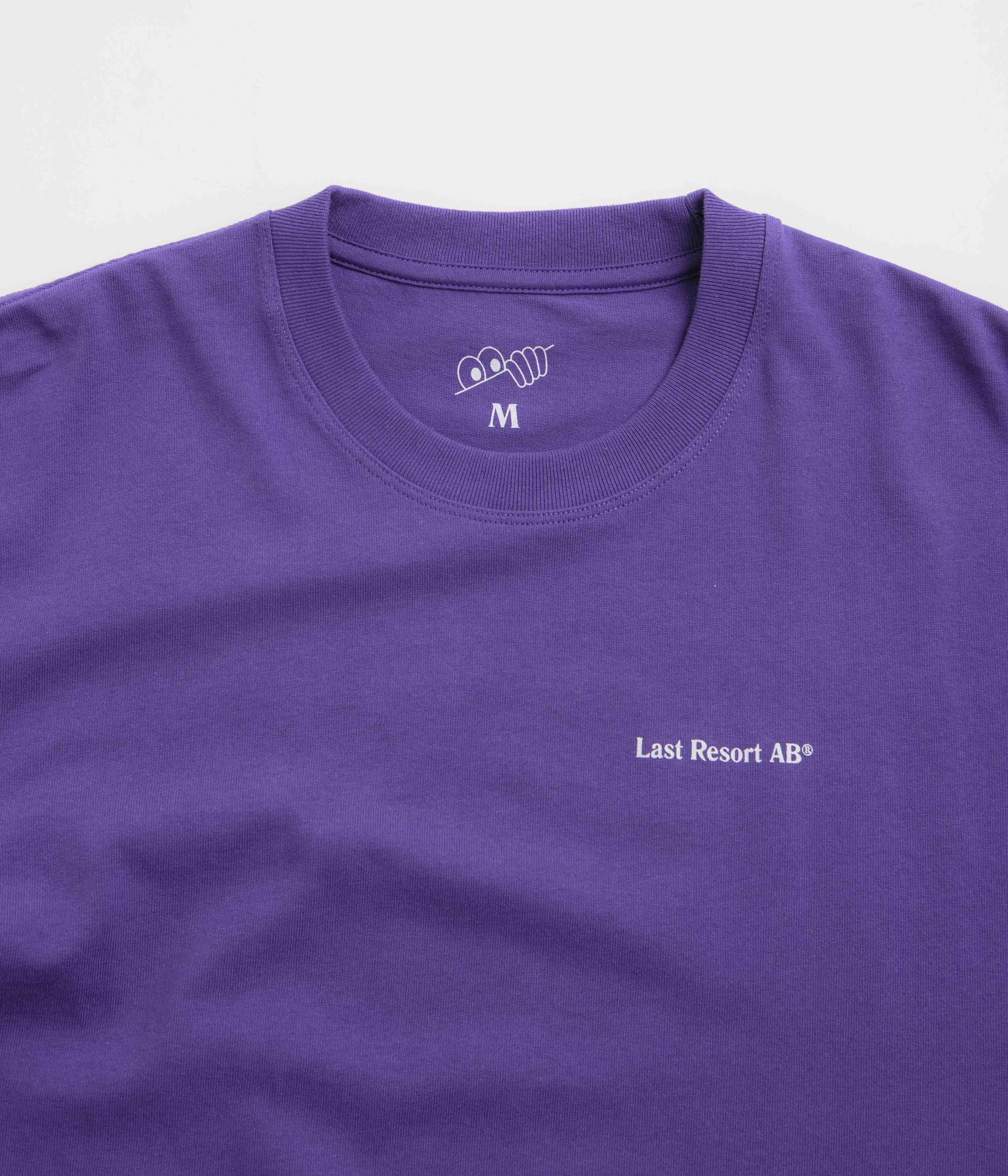 Last Resort AB Atlas Monogram T-Shirt - Heliotrope / White Fit For All