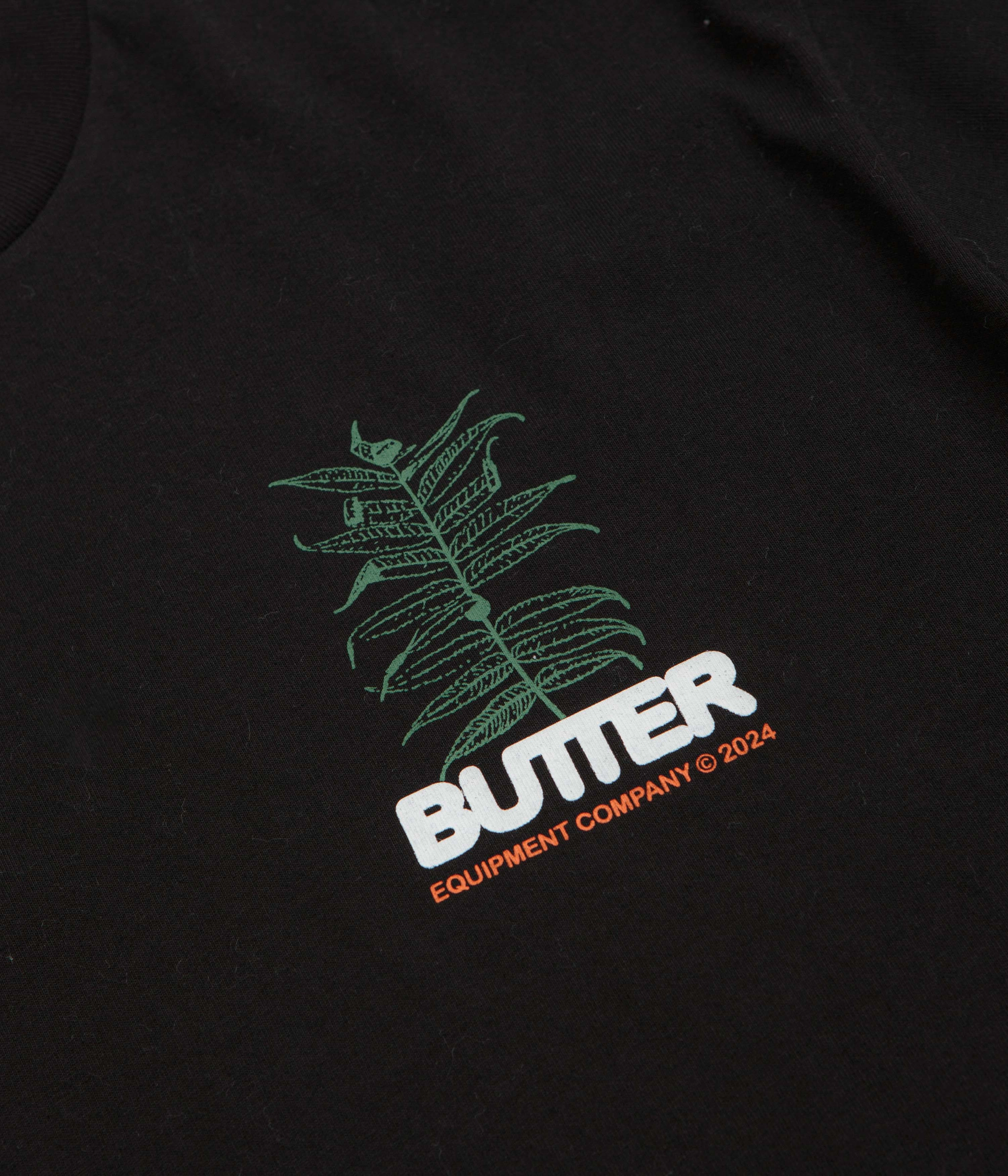 Butter Goods Earth T-Shirt - Black Durable Colorfast Finish Fit for Everyone