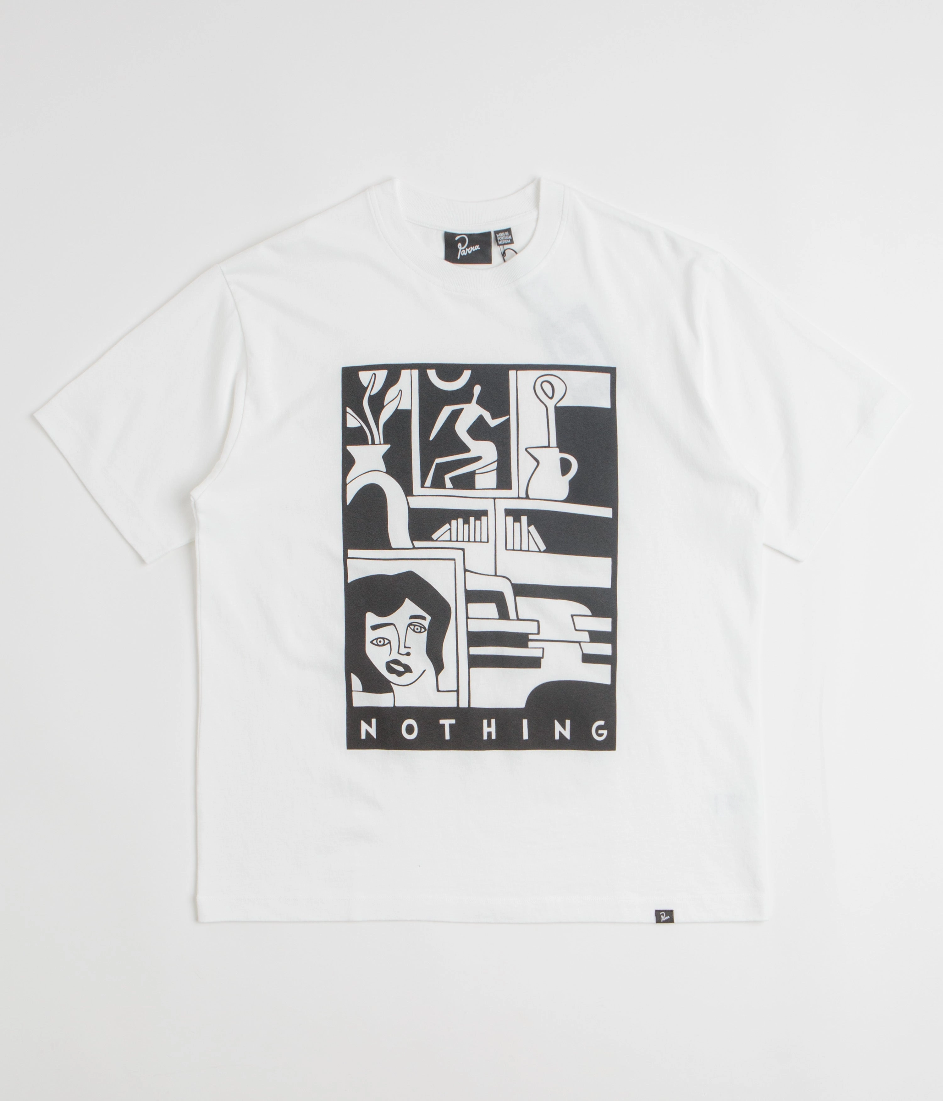 by Parra Our House T-Shirt - White High Density Weave