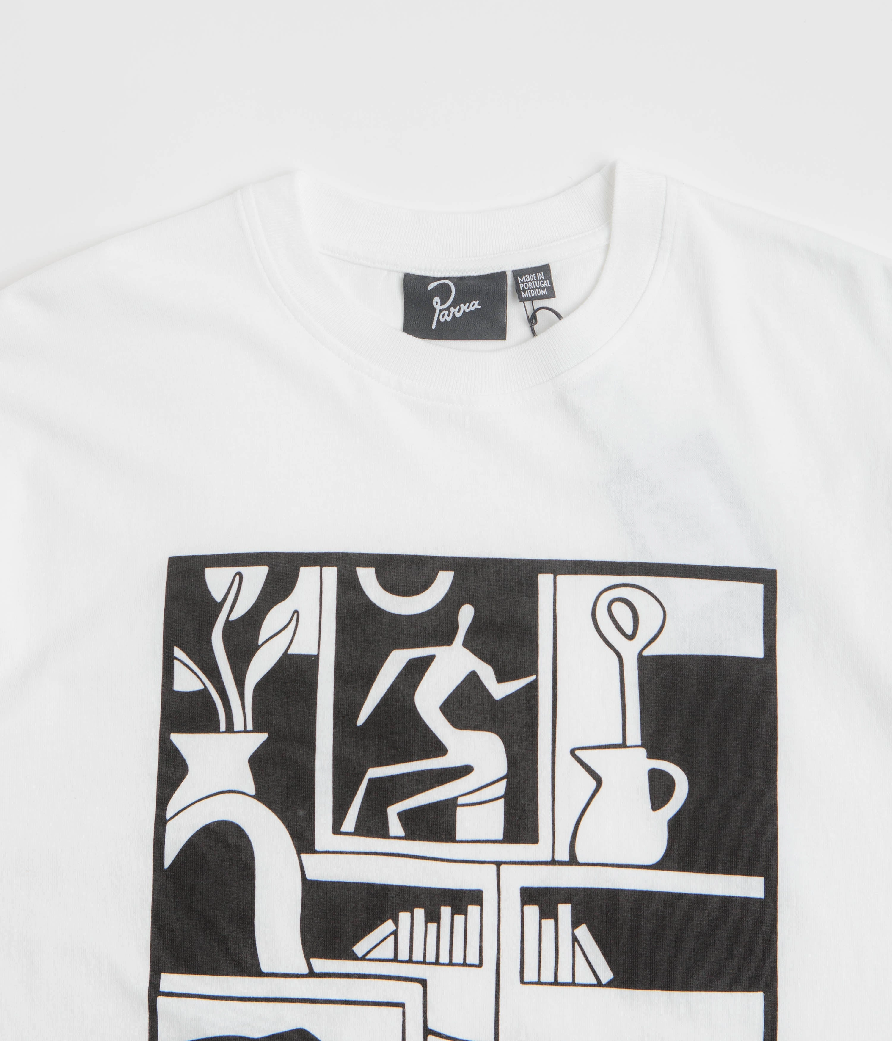 TearResistant Fabric Stretchable by Parra Our House T-Shirt - White