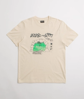 flatspot Terrible Mysterious Beauty T-Shirt - Natural Raw Comfortable Style