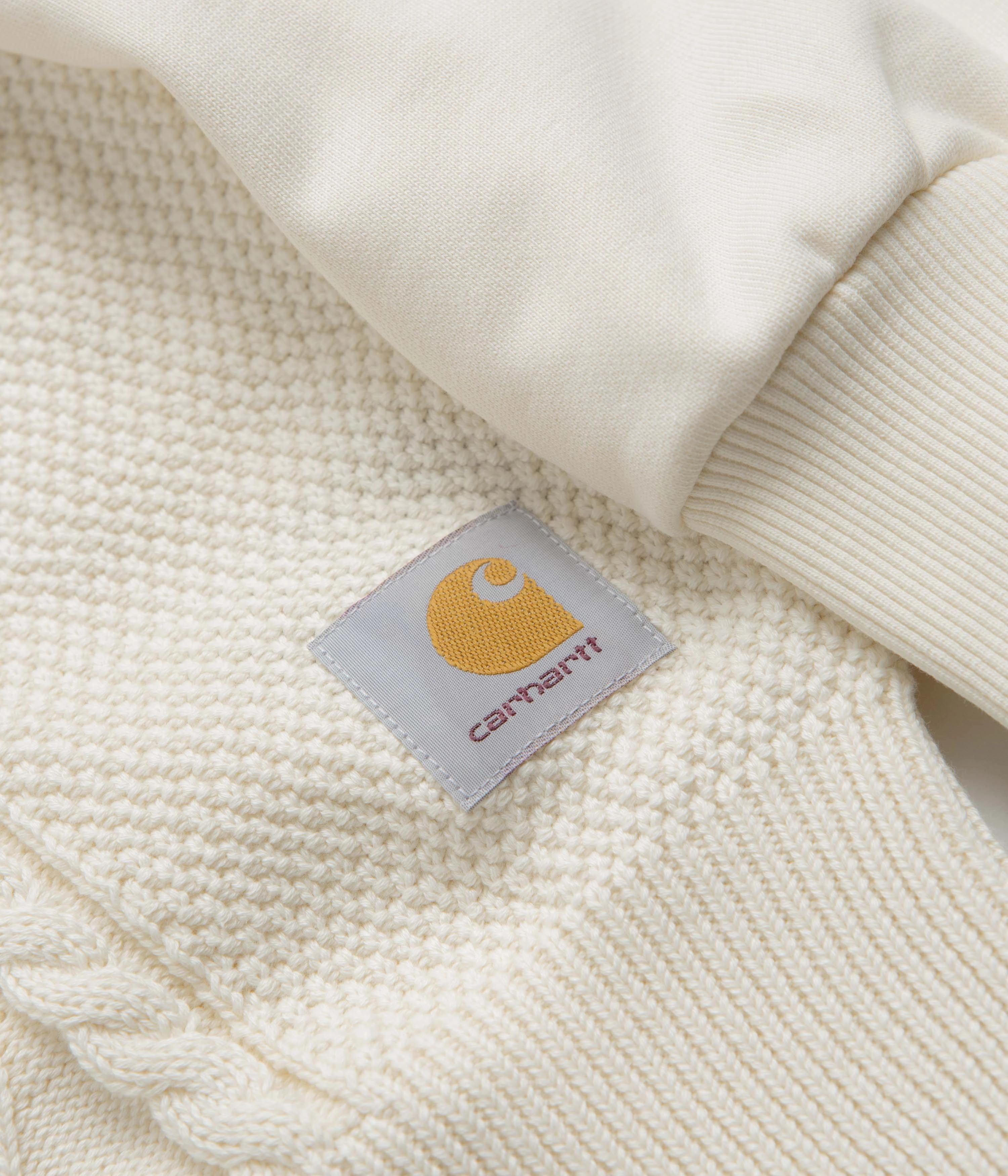 Carhartt Tridon Crewneck Sweatshirt - Natural Warm And Comfortable