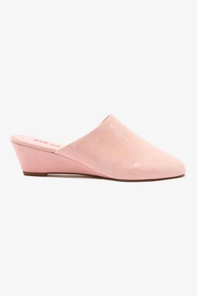 Sweat Free Cool Sandals Venice Wedge In Tulip Sakura Printed Suede