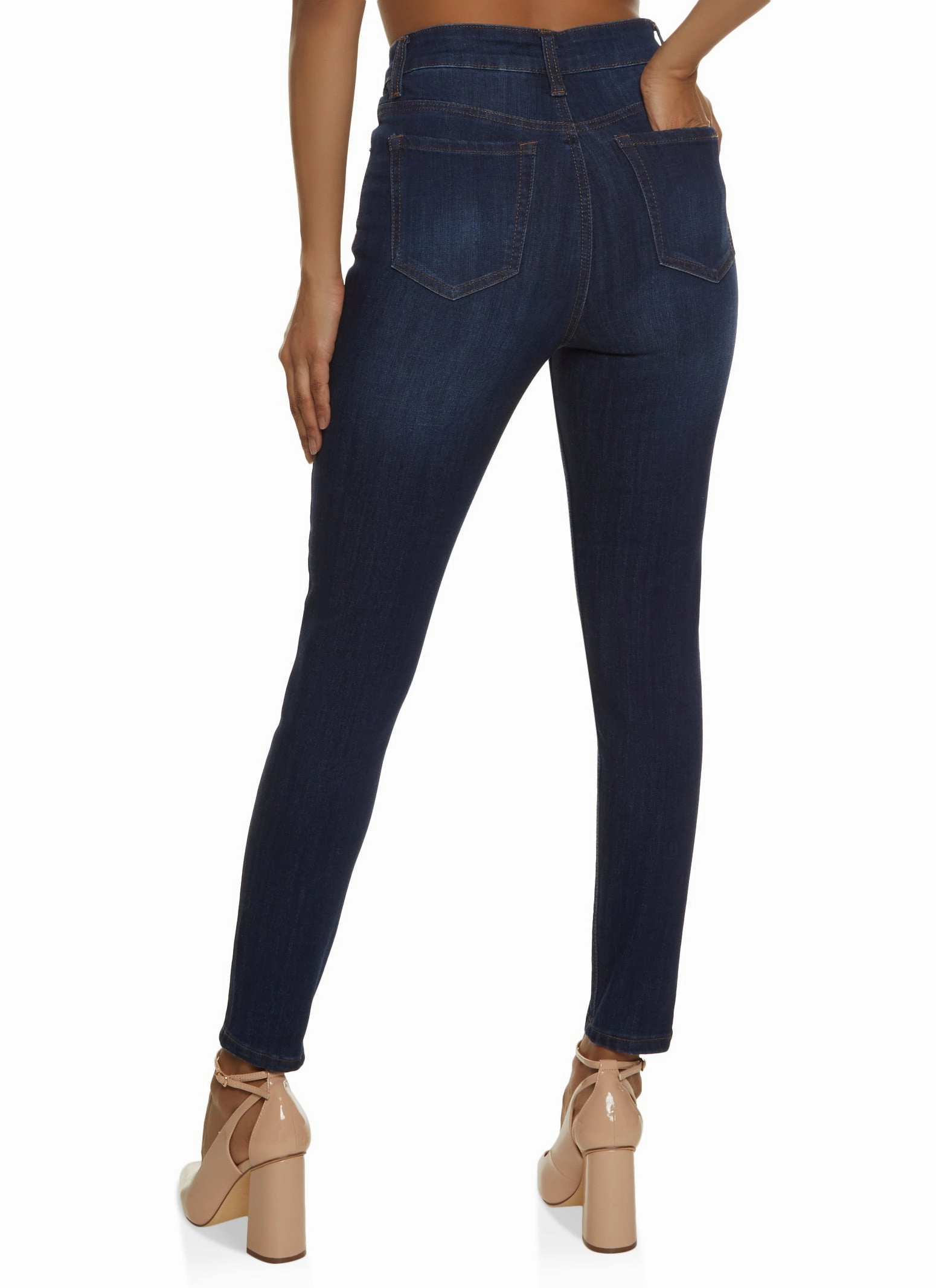 Teen Outfit Nature Lover Unisex Wear WAX Whiskered High Waist Skinny Jeans