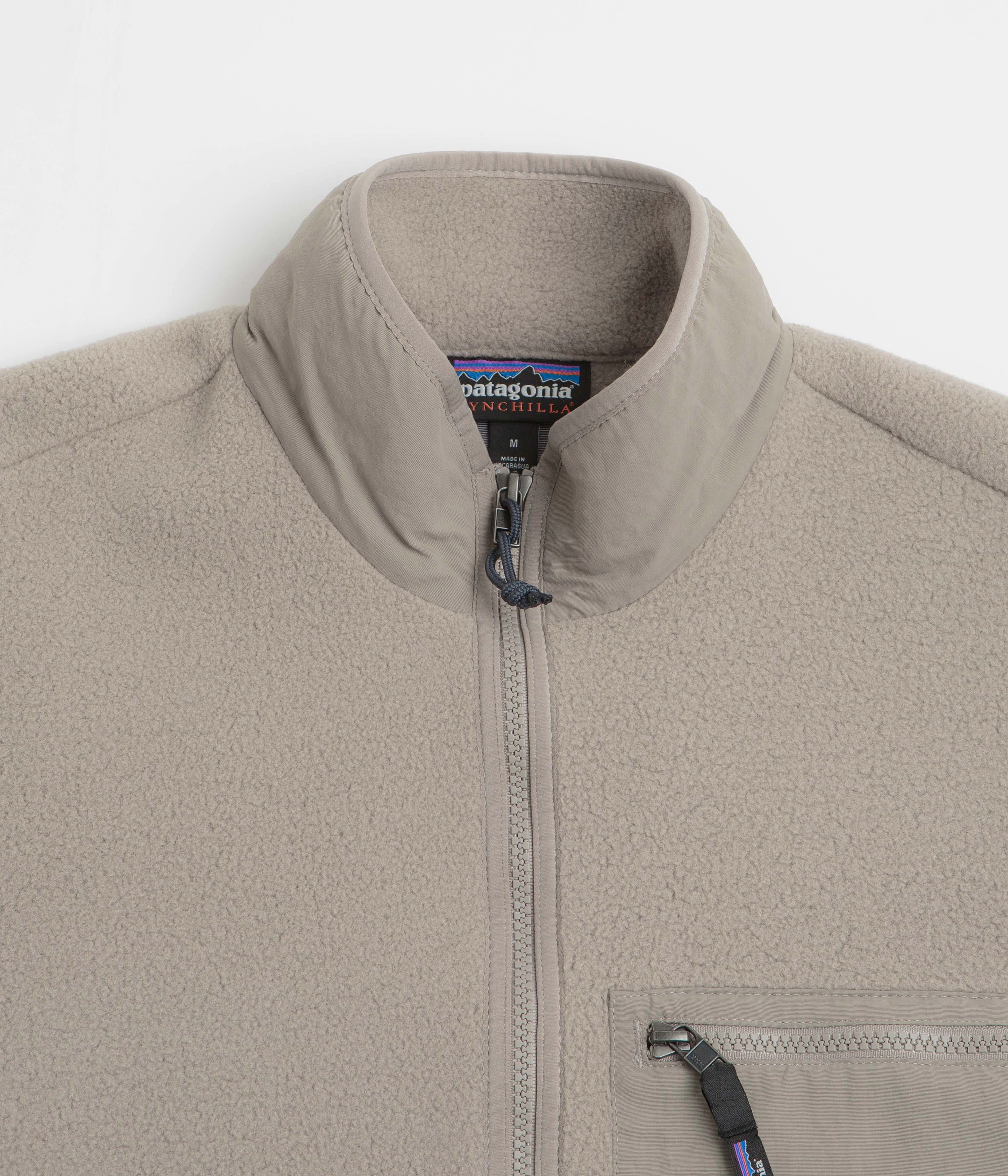 Patagonia Synchilla Jacket - Seabird Grey Adjustable Fit Design Laser Cut Airflow Vents
