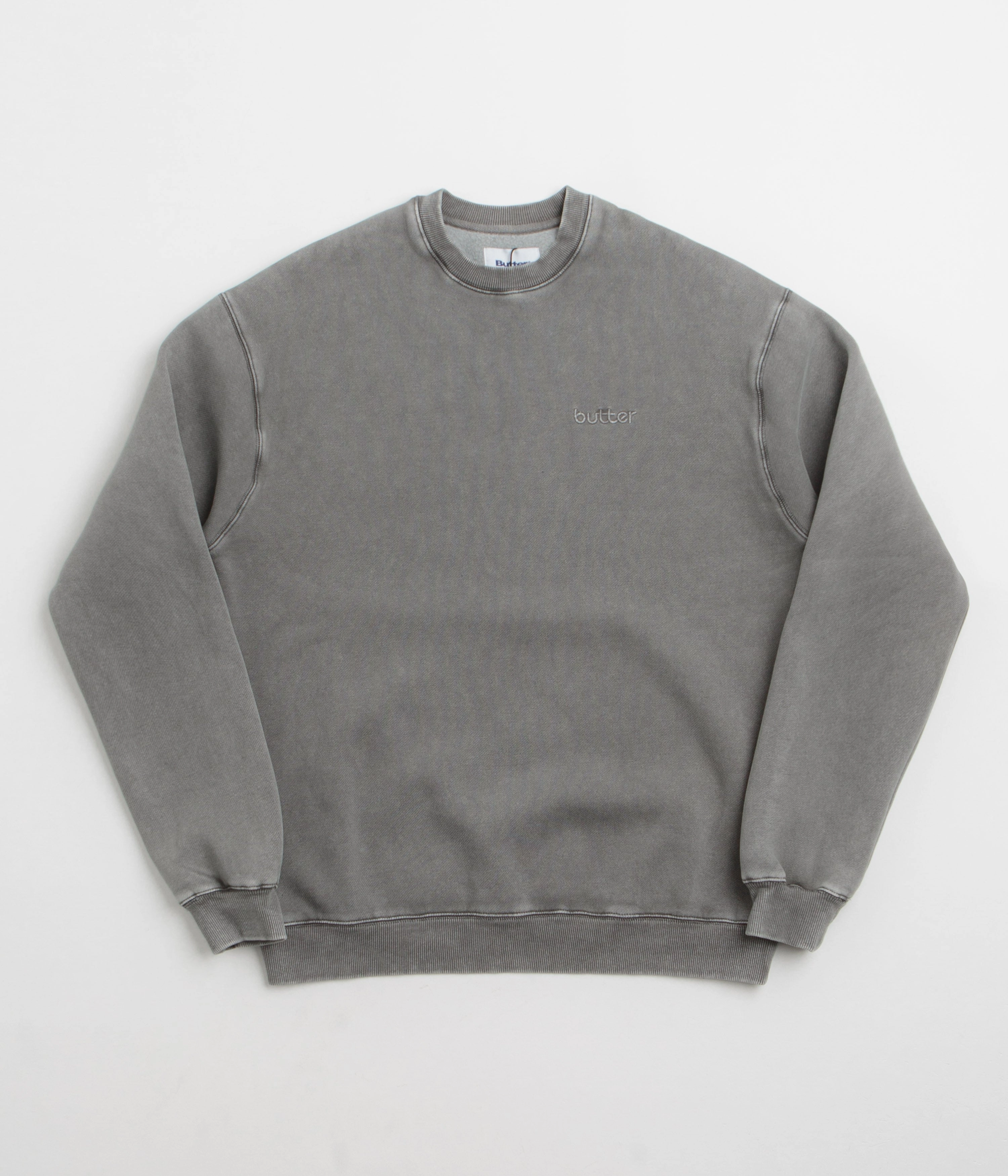 Seasonal Layers Versatile Outfit Butter Goods Alpine Crewneck Sweatshirt - Black