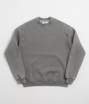 Seasonal Layers Versatile Outfit Butter Goods Alpine Crewneck Sweatshirt - Black
