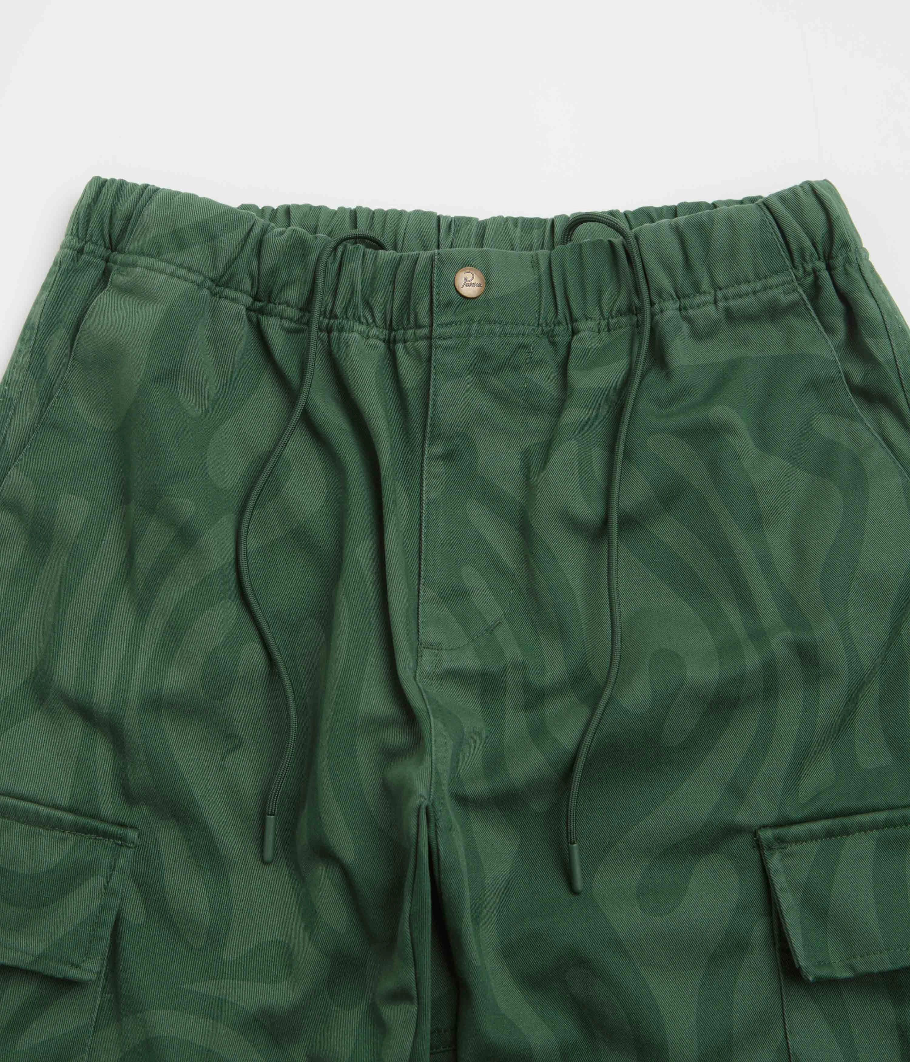 by Parra The Blob Pants - Washed Green Casual Comfort Layers Flattering Look