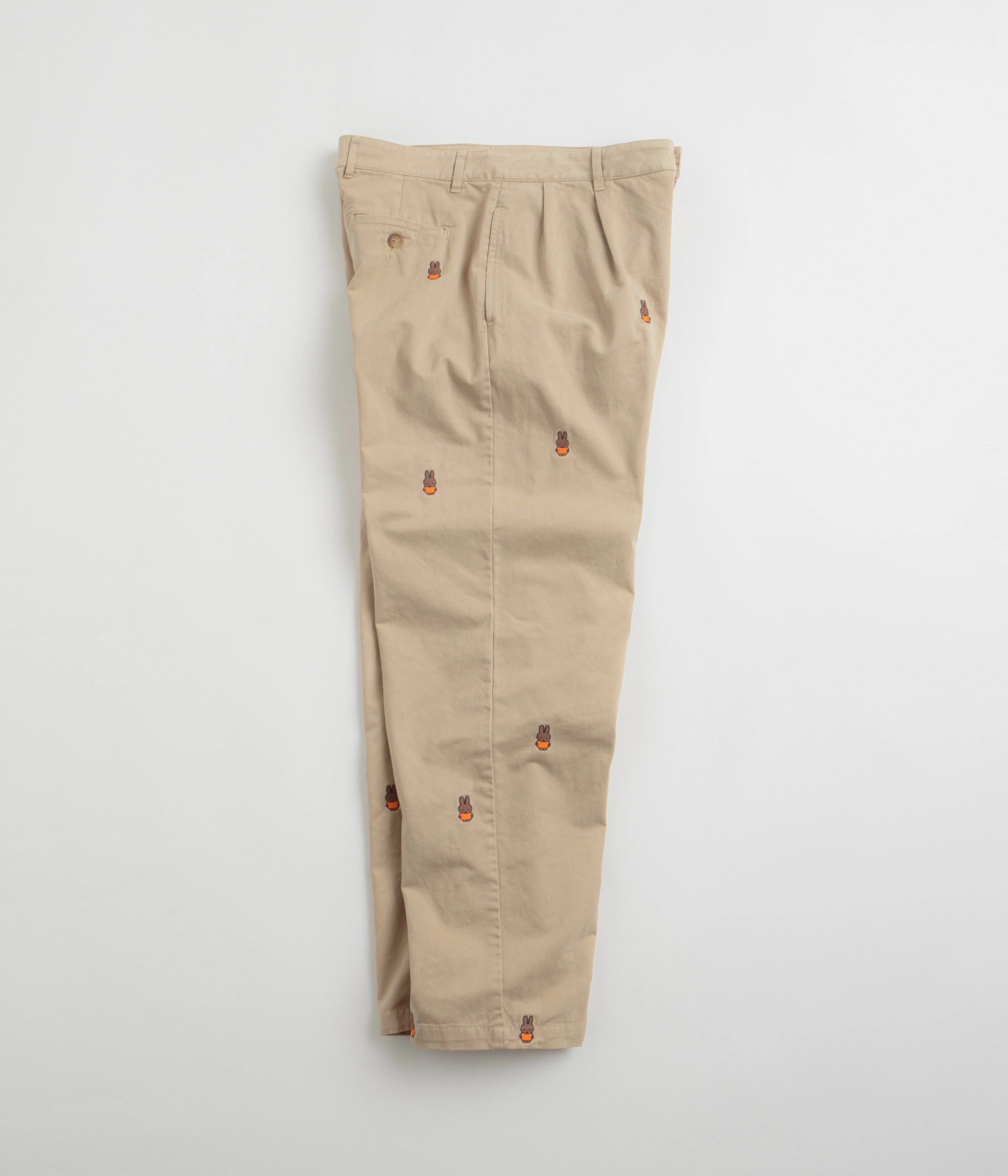 Pop Trading Company x Miffy Suit Pants - Khaki Simple Style Durable Hem
