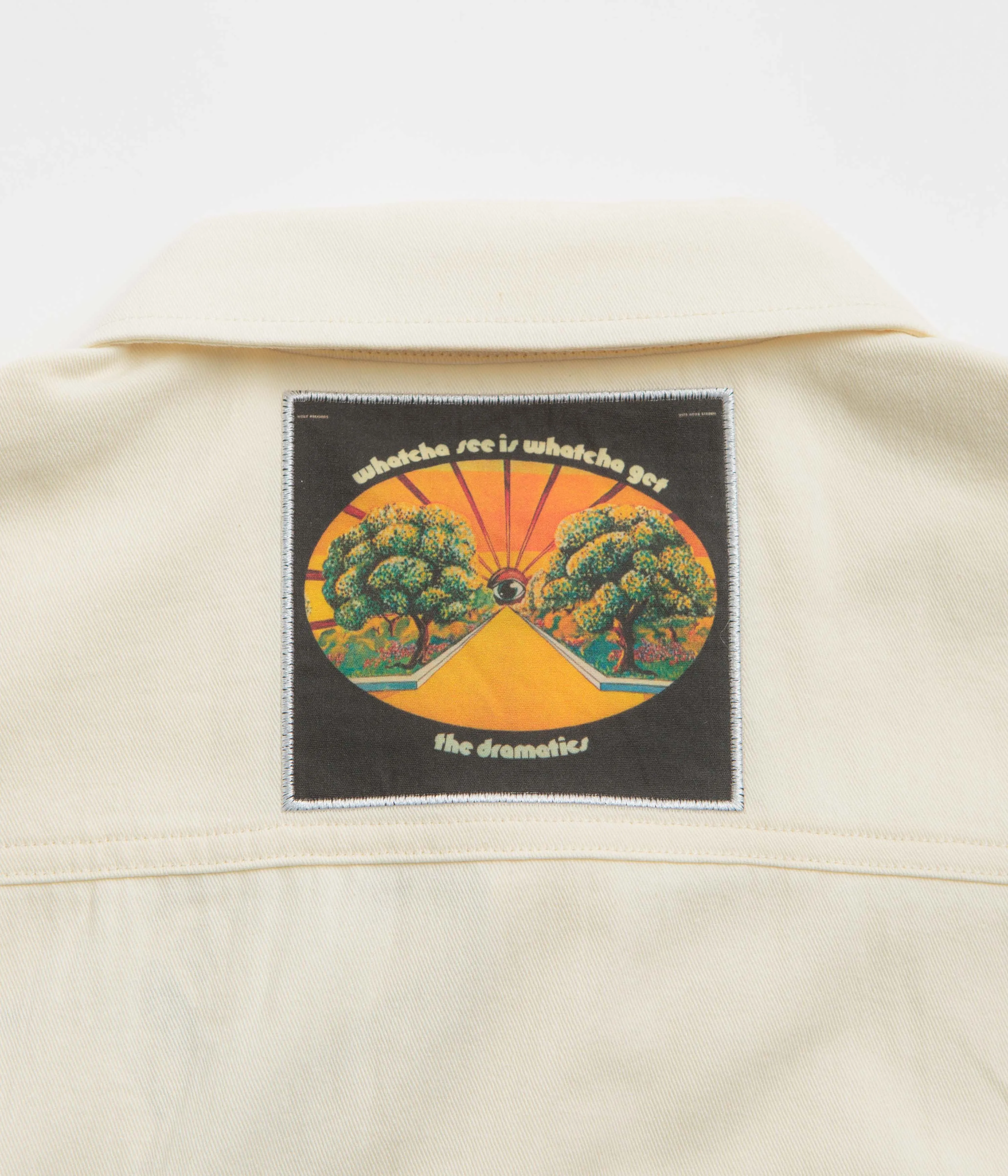 Petite Option HUF Stax Patches Shirt - Natural