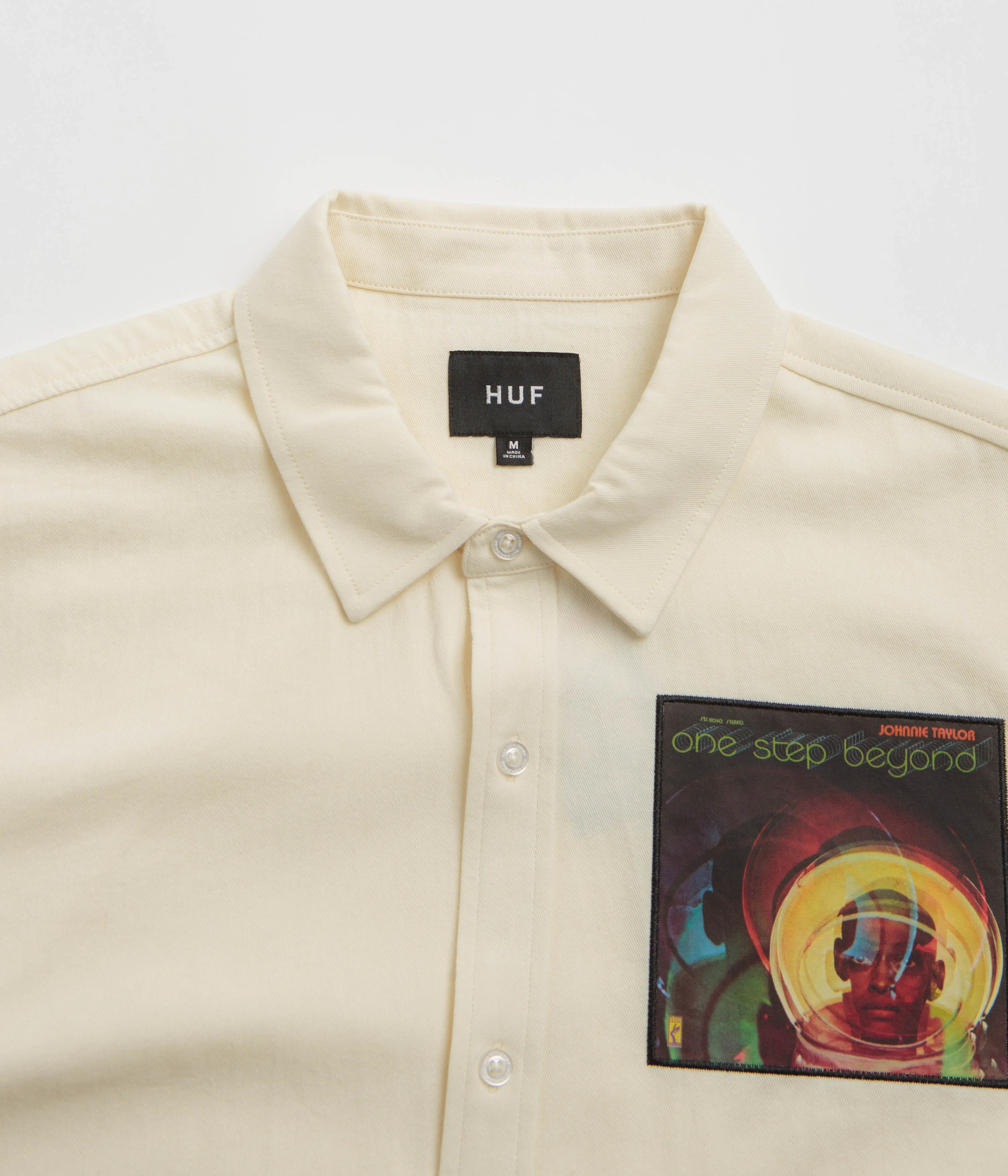 HUF Stax Patches Shirt - Natural Premium Finish