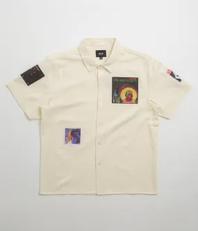HUF Stax Patches Shirt - Natural Subtle Details Eco-friendly