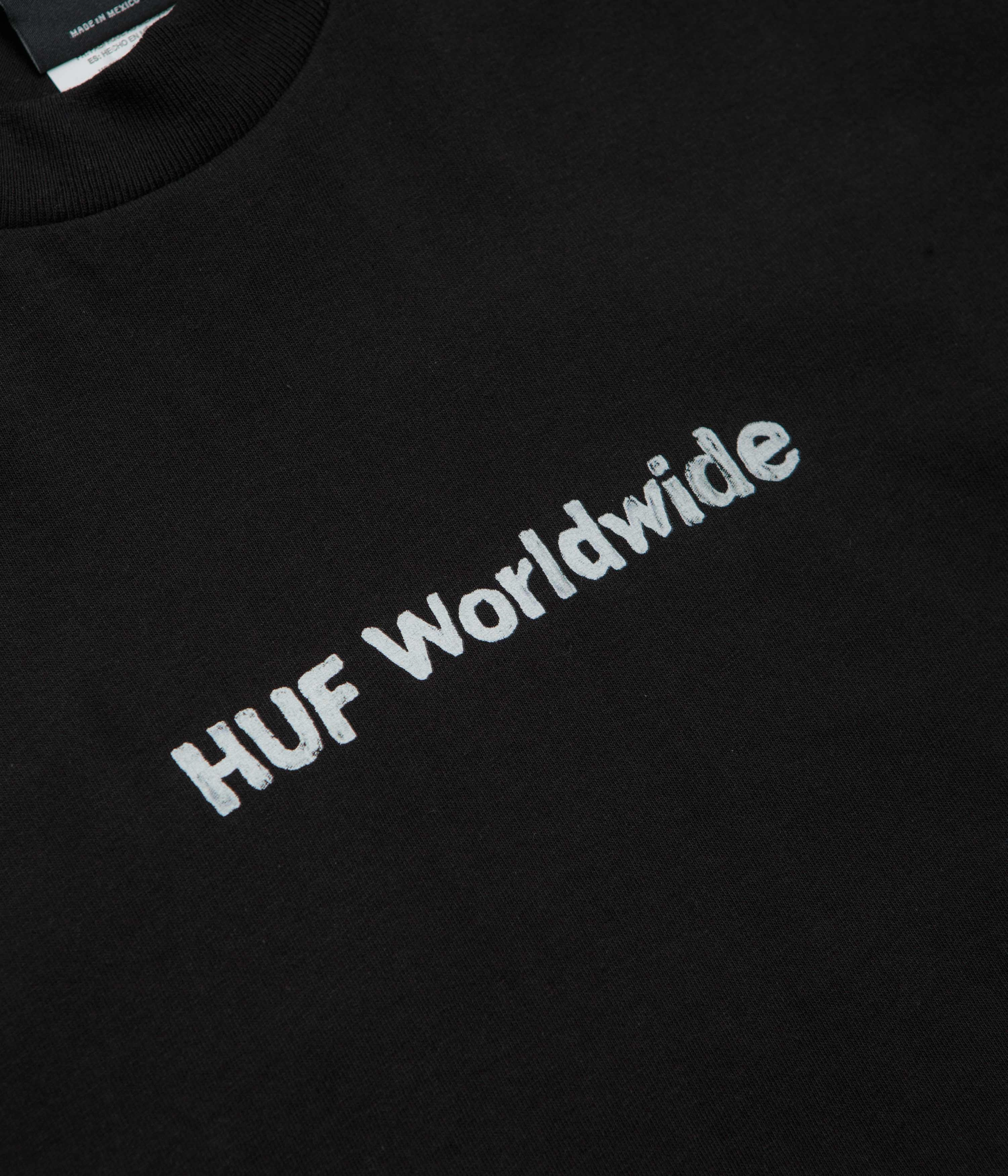 Relaxed fit style HUF Merida T-Shirt - Black