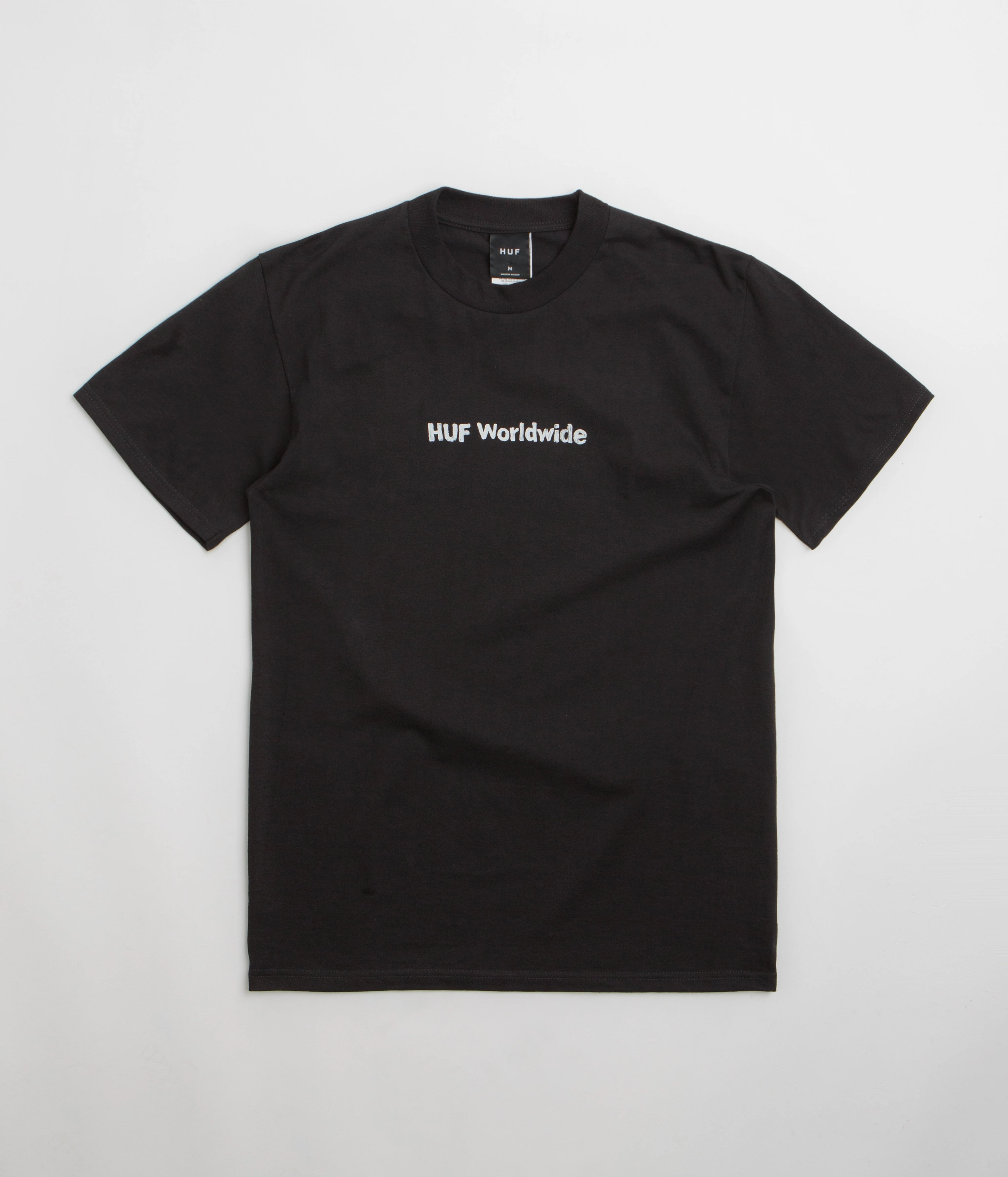 Seam Free Shoulders HUF Merida T-Shirt - Black