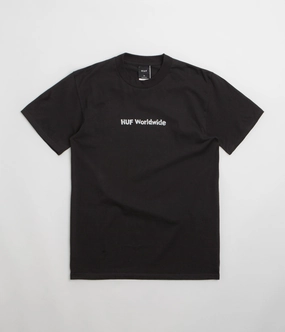 Seam Free Shoulders HUF Merida T-Shirt - Black
