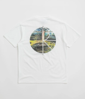 Soft and Light Polar Burnside 2084 Fill Logo T-Shirt - White