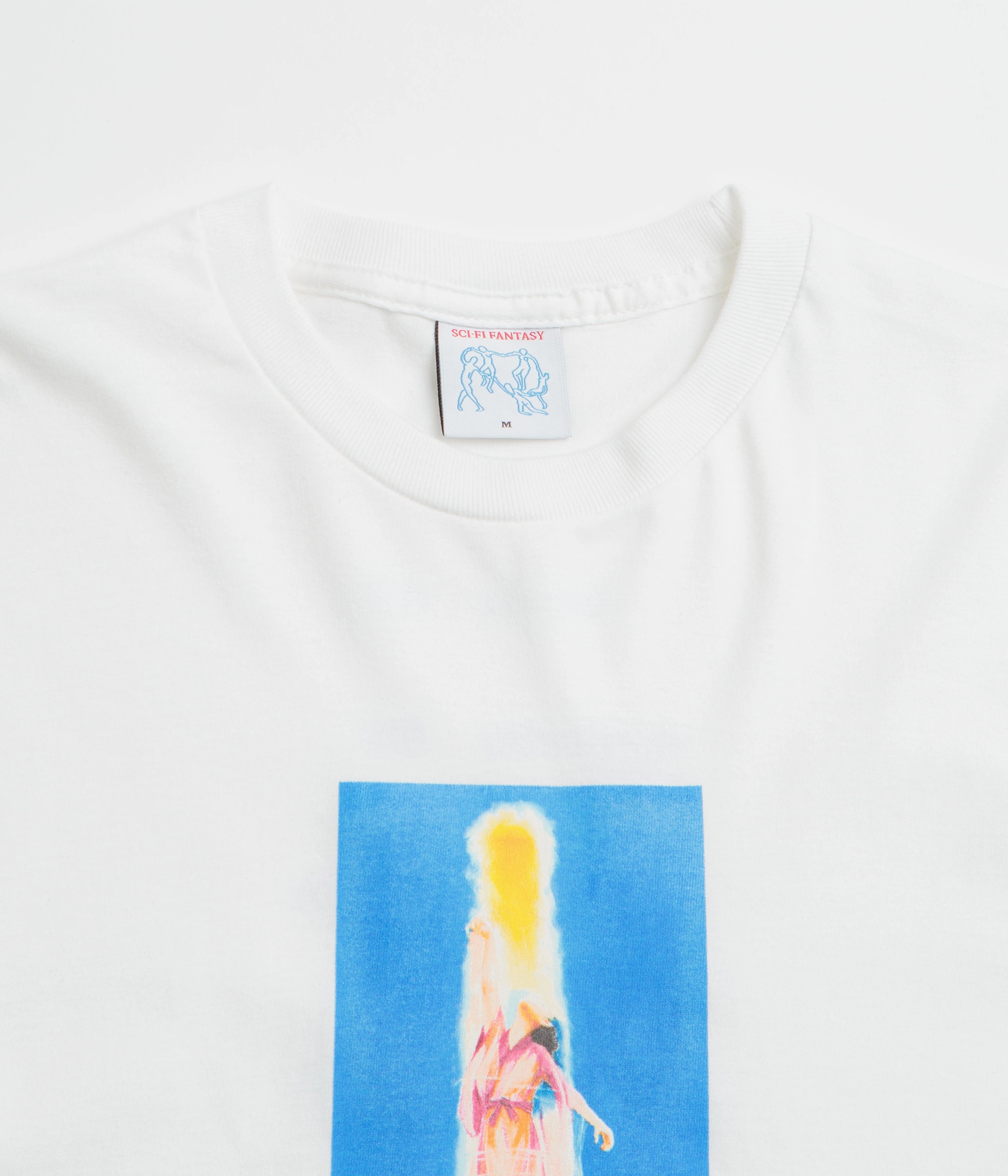 Sci-Fi Fantasy Ascension T-Shirt - White Stylish piece