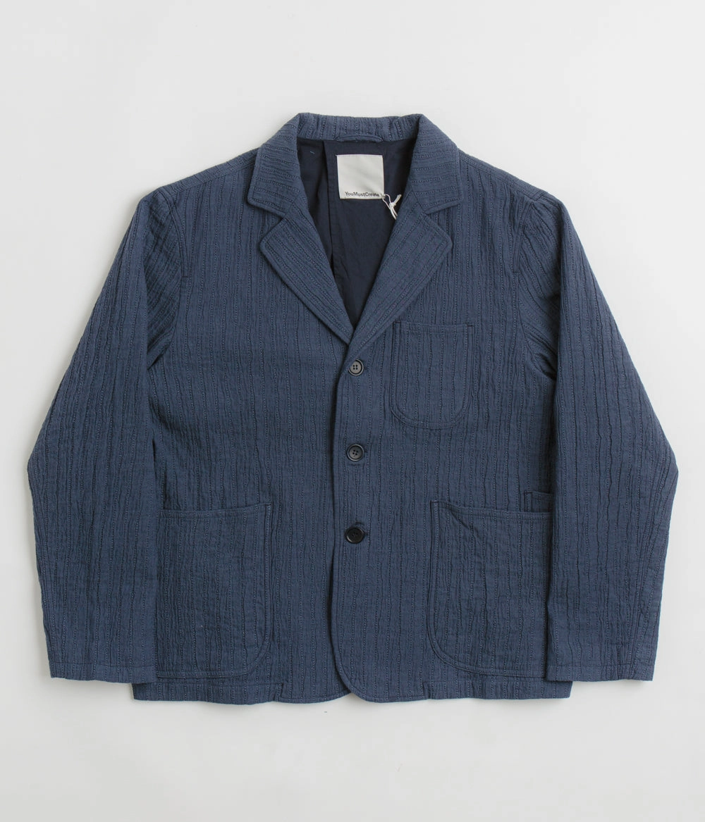 Wind Stop Soft Touch YMC Scuttlers Jacket - Blue