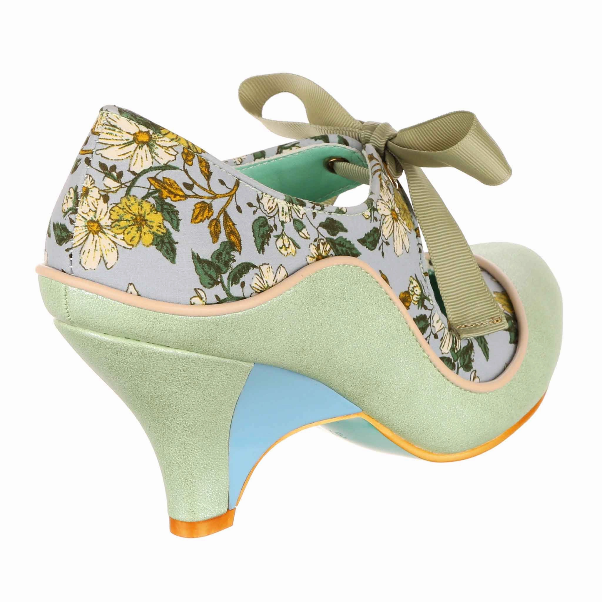 Open Back Heels Breathable Lining Looking Lovely