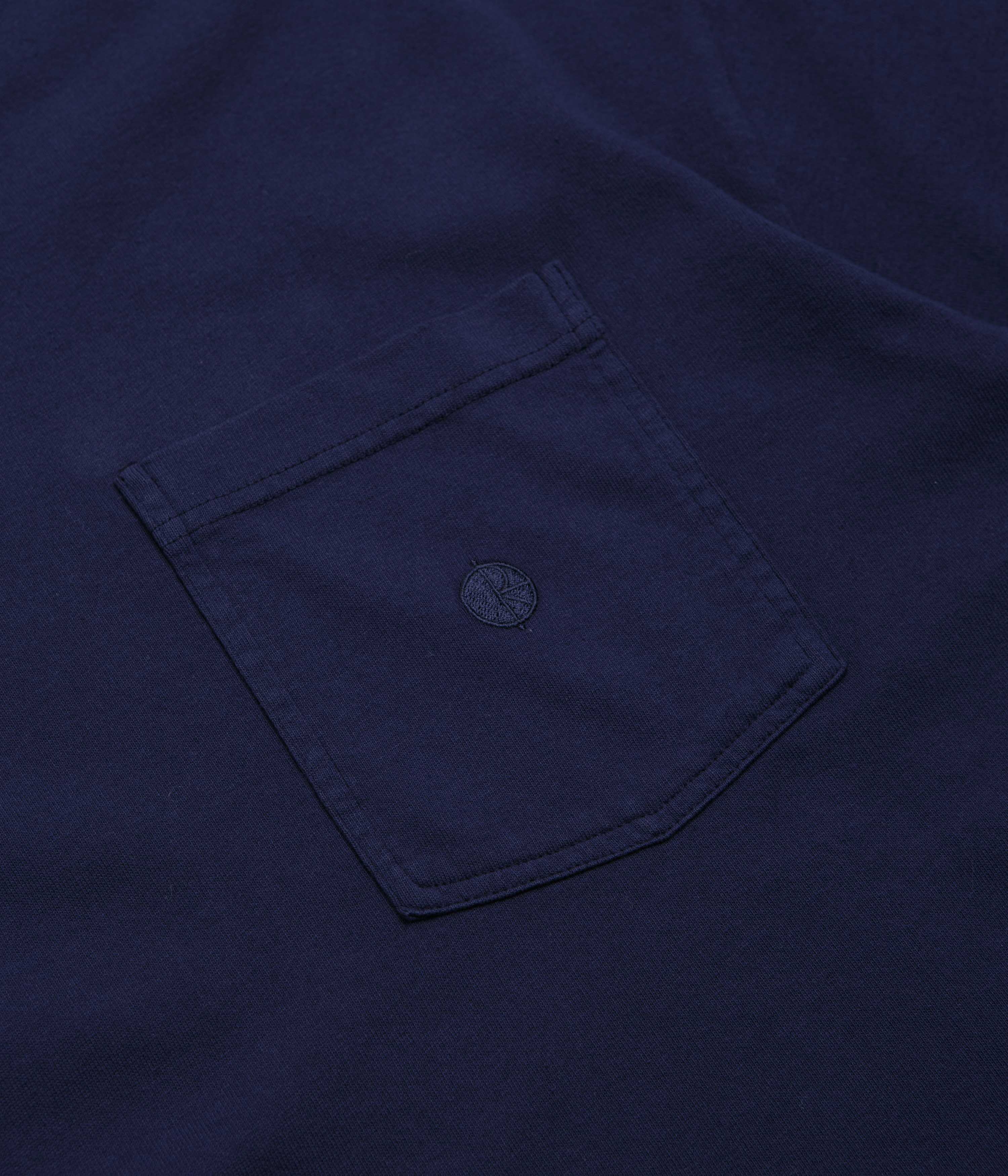 Informal charm Chilly Weather Style Polar Pocket T-Shirt - Dark Blue / Blue