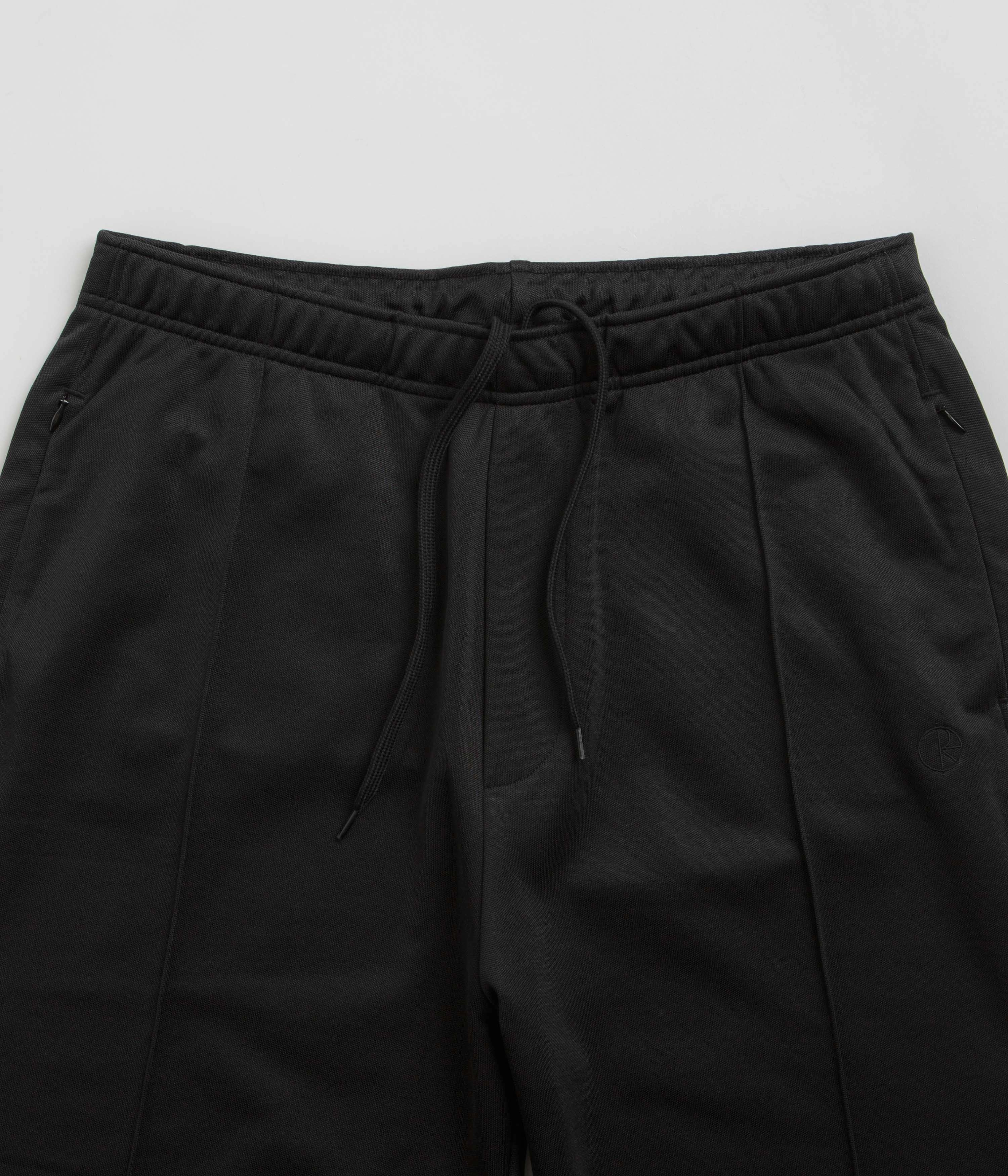 Wrinkle Free Fabric Polar Raphael Track Pants - Black