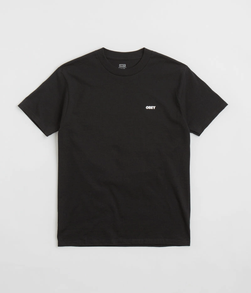 Moisture Management Technology Obey Bold Eye T-Shirt - Black