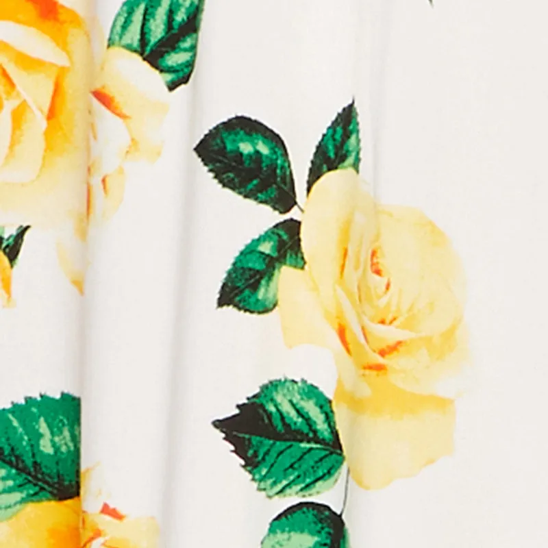 Almost Famous Floral Print Smocked Midi Dress Trendy wrap gown
