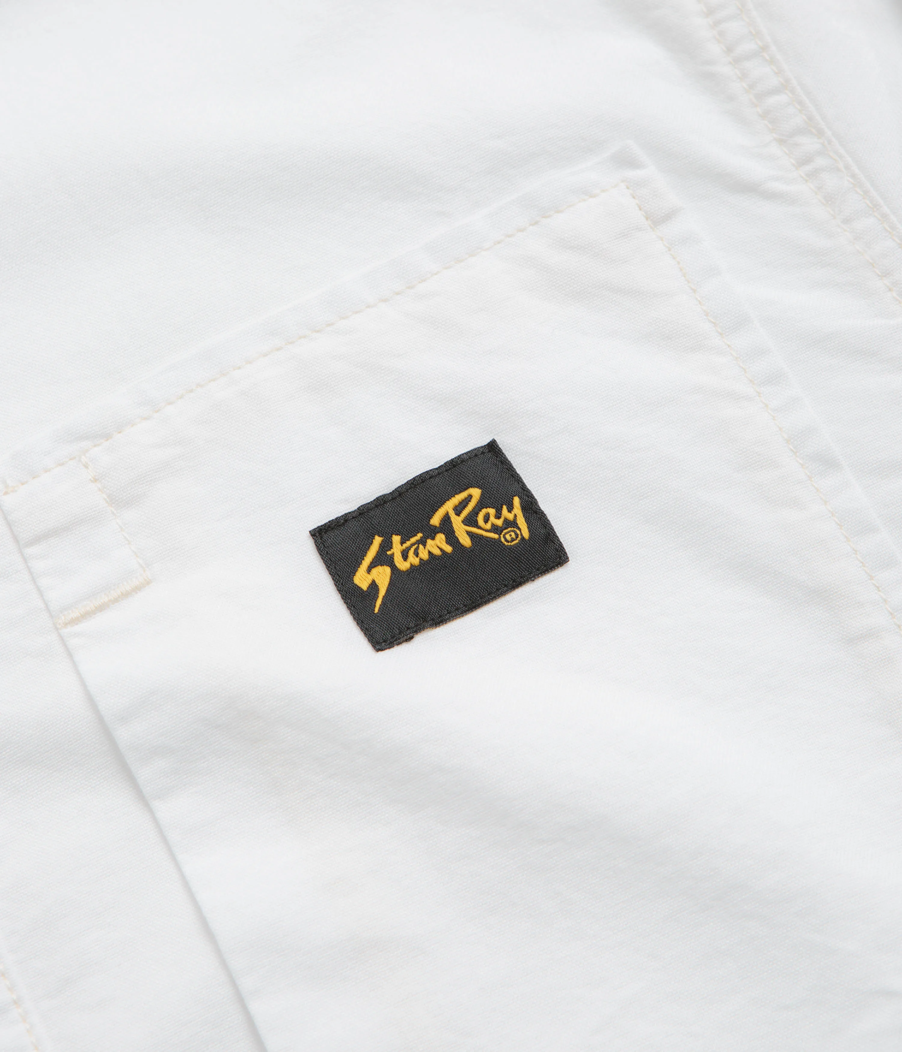 Compact Packing Versatile Clothing Stan Ray Painters Pop Over Shirt - Natural Cotton Oxford