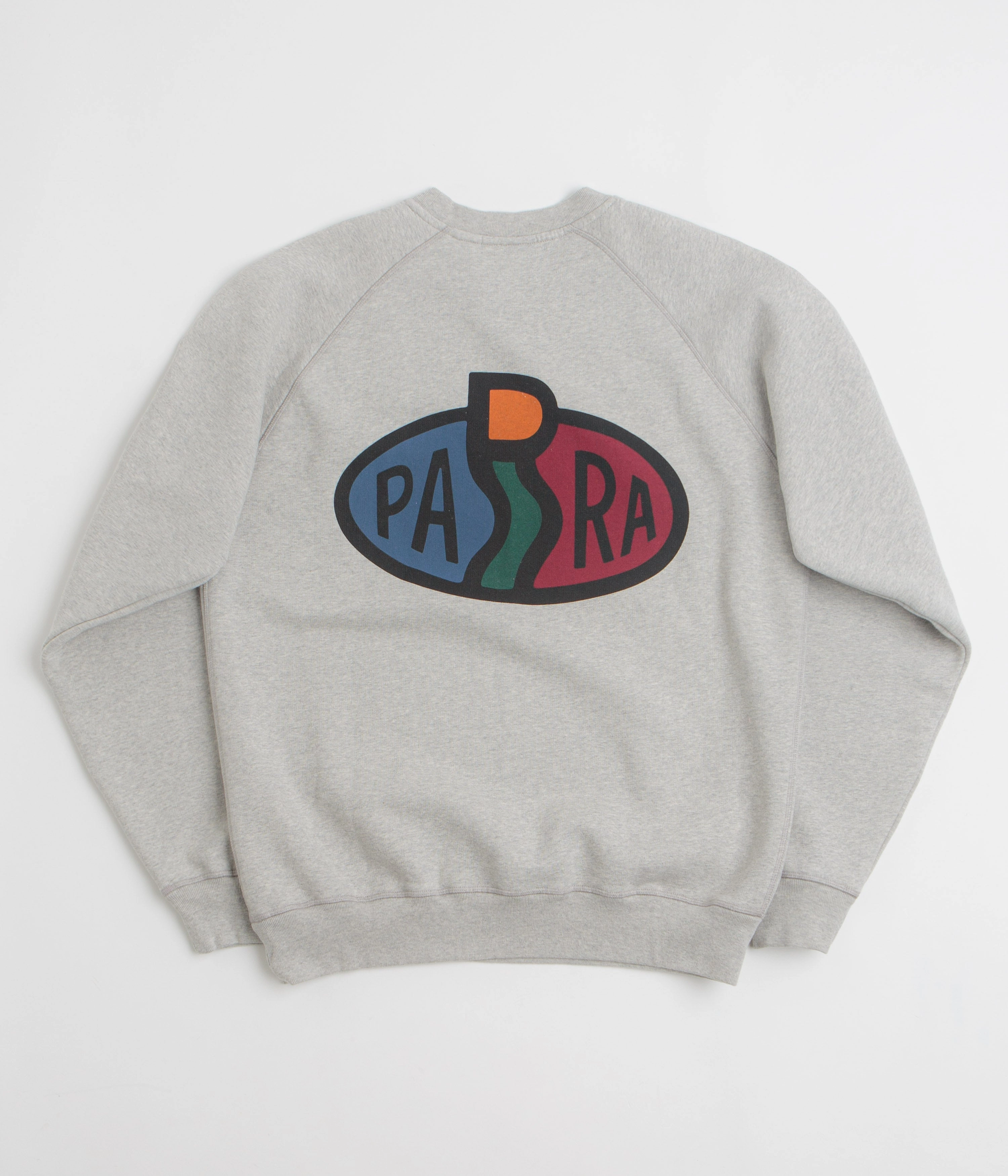 Cozy Knitwear by Parra Legs Logo Crewneck Sweatshirt - Heather Grey
