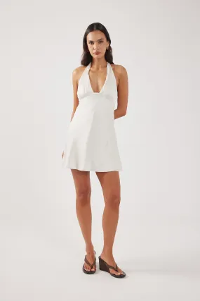 Sequin-Detail Bold Patterns Perfect Stranger True Romance Satin Mini Dress Champagne
