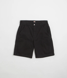 fade - resistant belt Dickies Duck Canvas Chap Shorts - Stone Washed Black