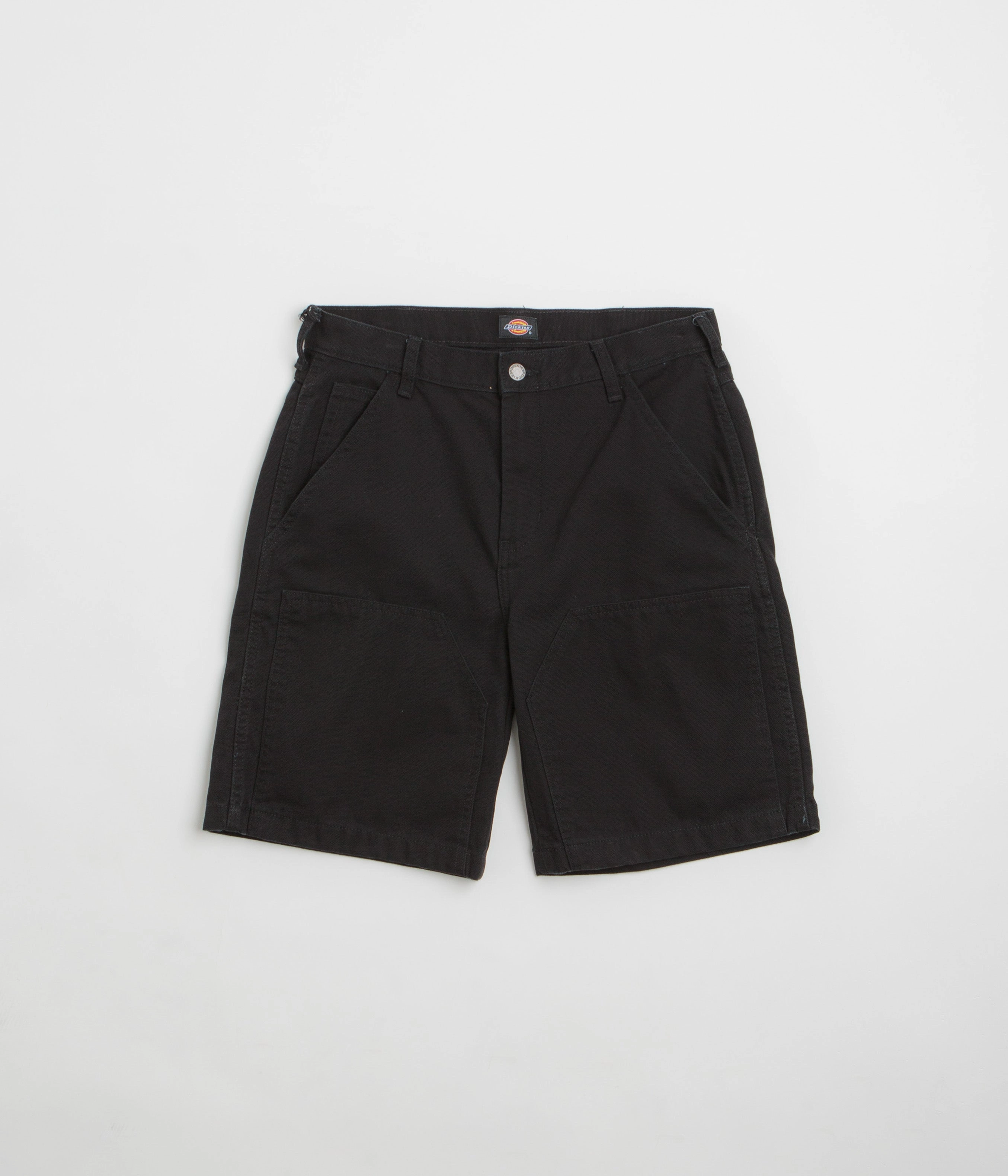 fade - resistant belt Dickies Duck Canvas Chap Shorts - Stone Washed Black