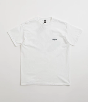 Magenta Femme T-Shirt - White Comfortable All Day Wear Playful Vibes