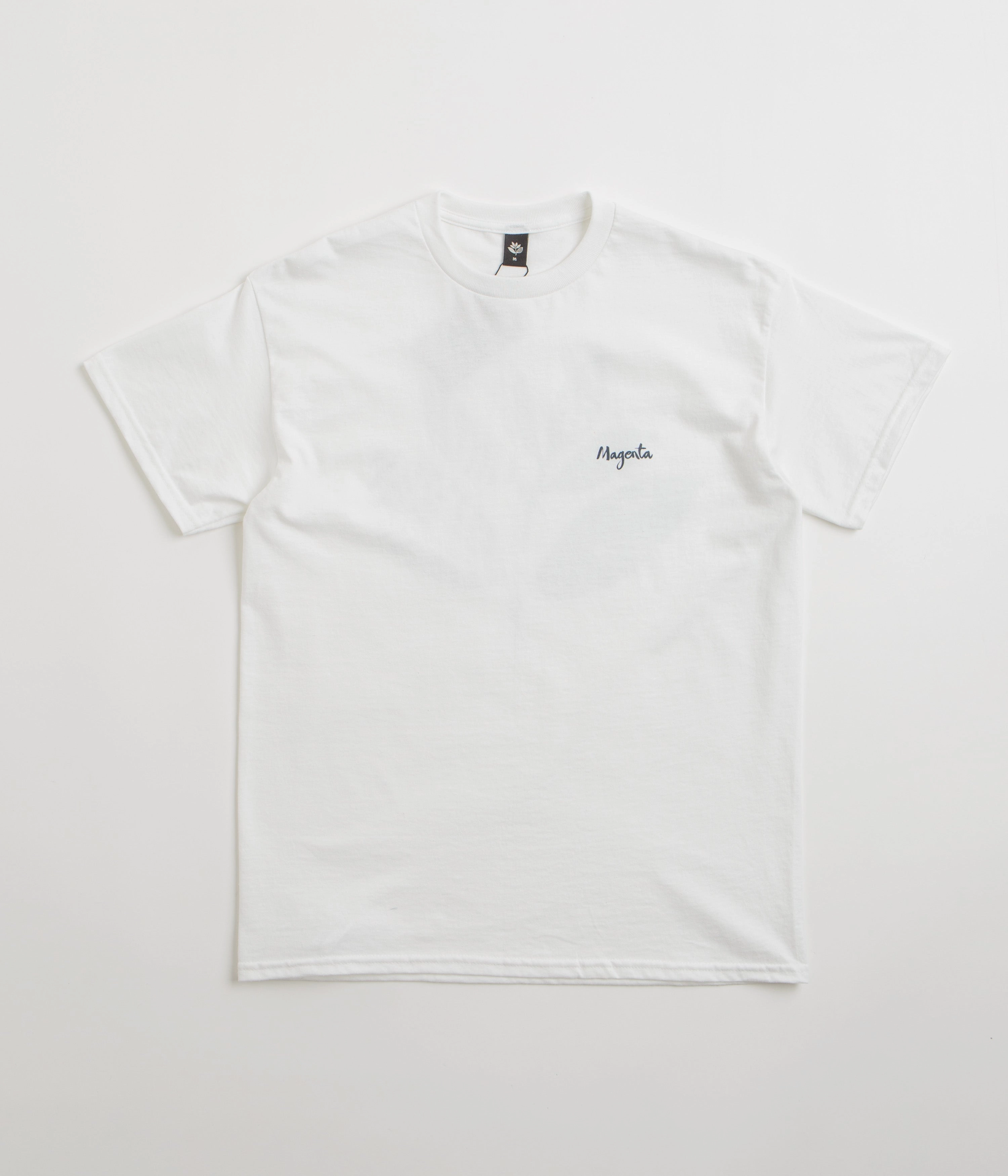 Magenta Femme T-Shirt - White Comfortable All Day Wear Playful Vibes