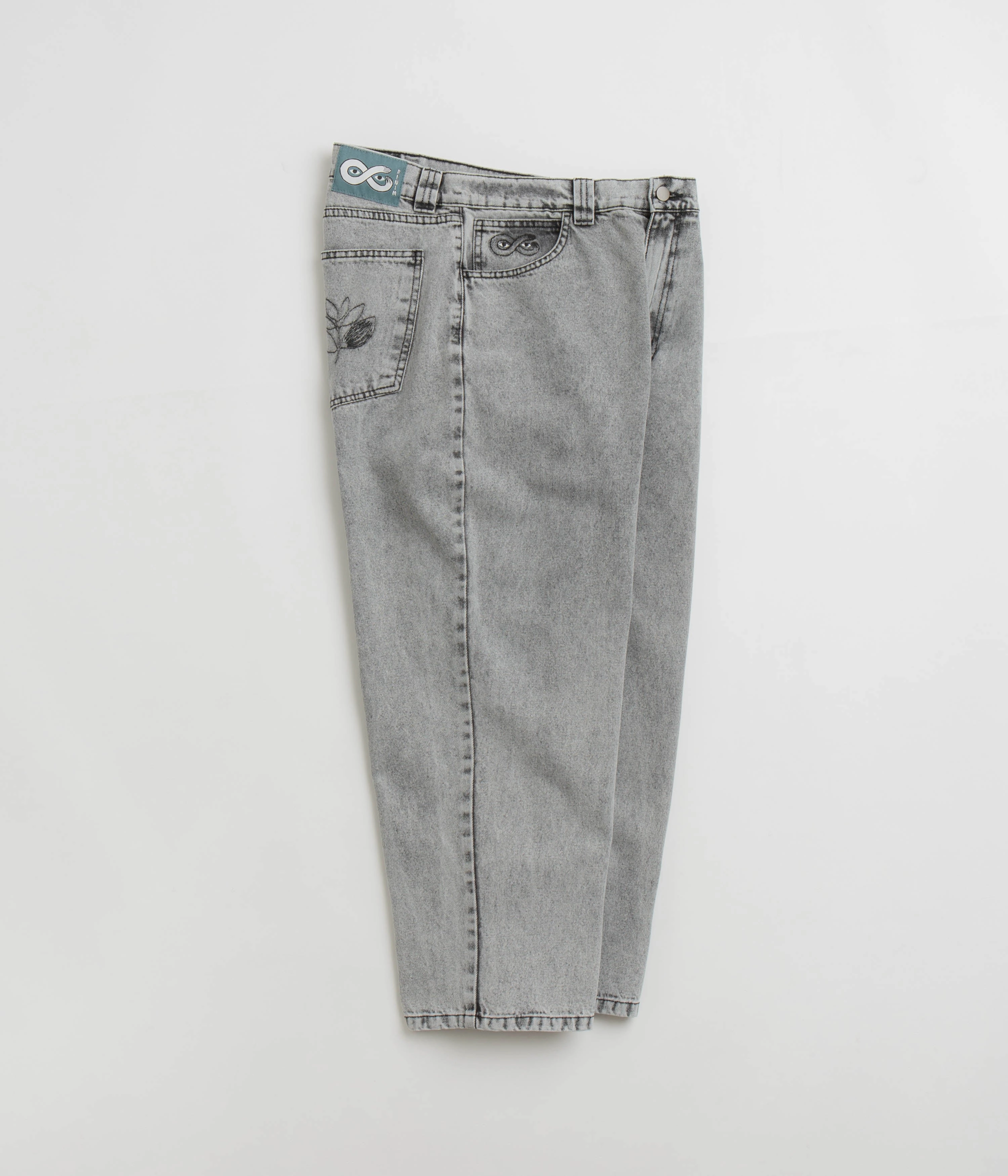Recycled fibers Sporty Layers Magenta OG Jeans - Acid