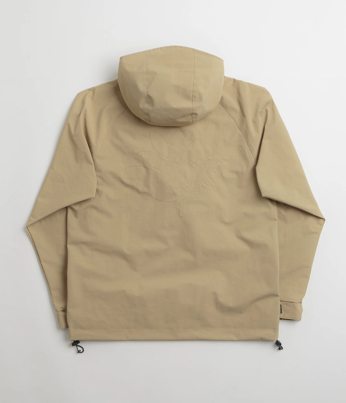 Magenta Storm Parka - Beige Flexible Waistband