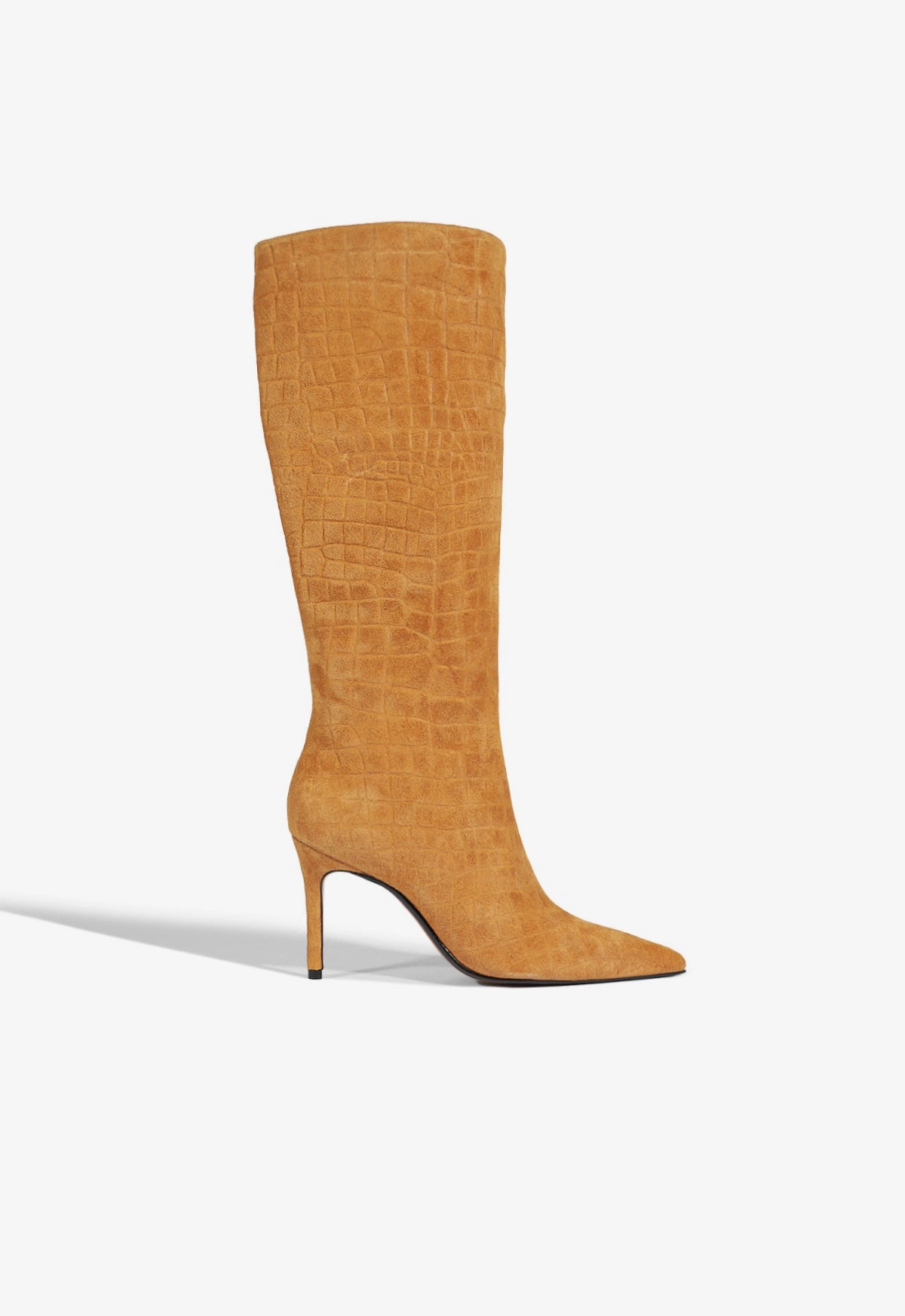 Mary Up Boot Removable Footbed Chic Heeled Booties