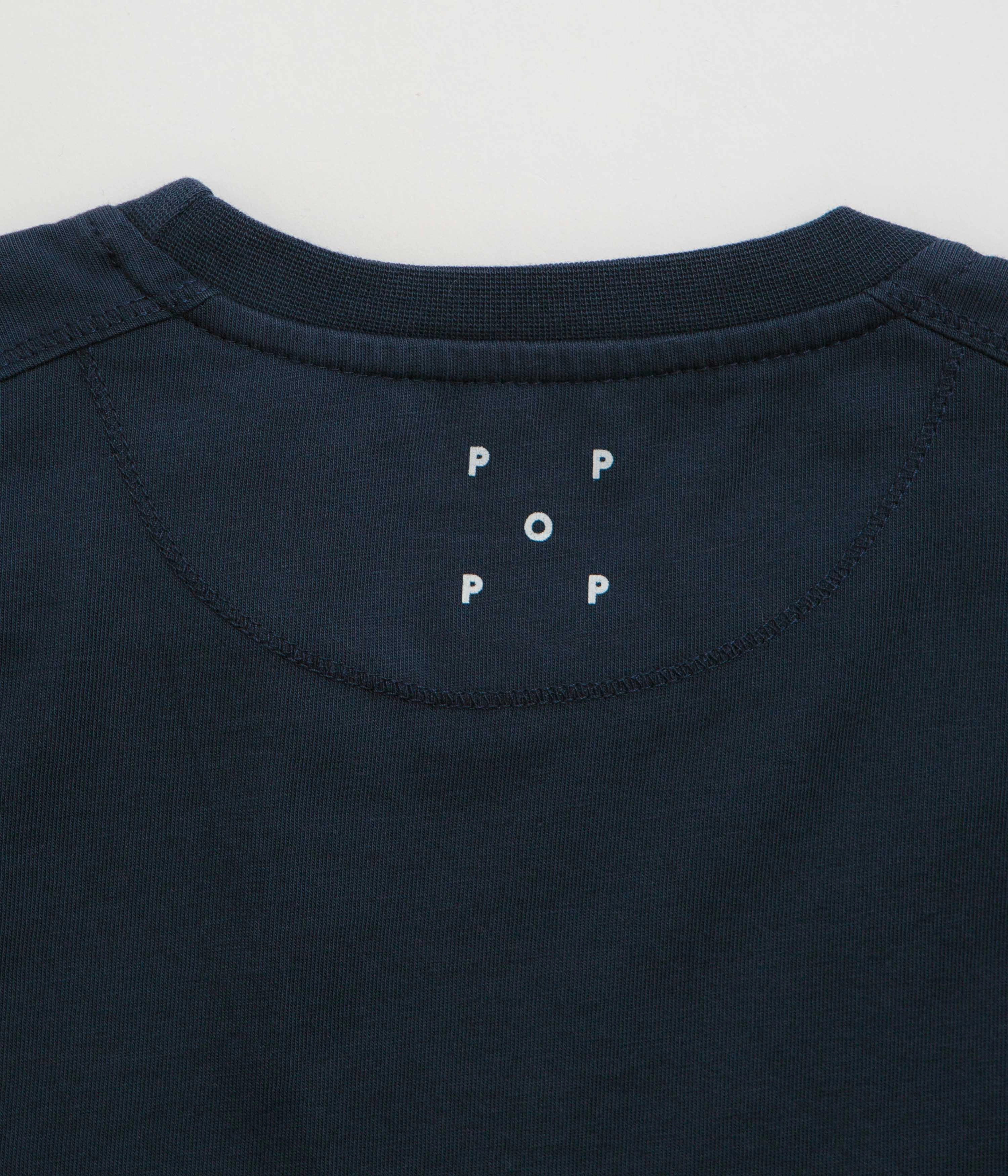 Minimal Trend Pop Trading Company Nautical T-Shirt - Navy