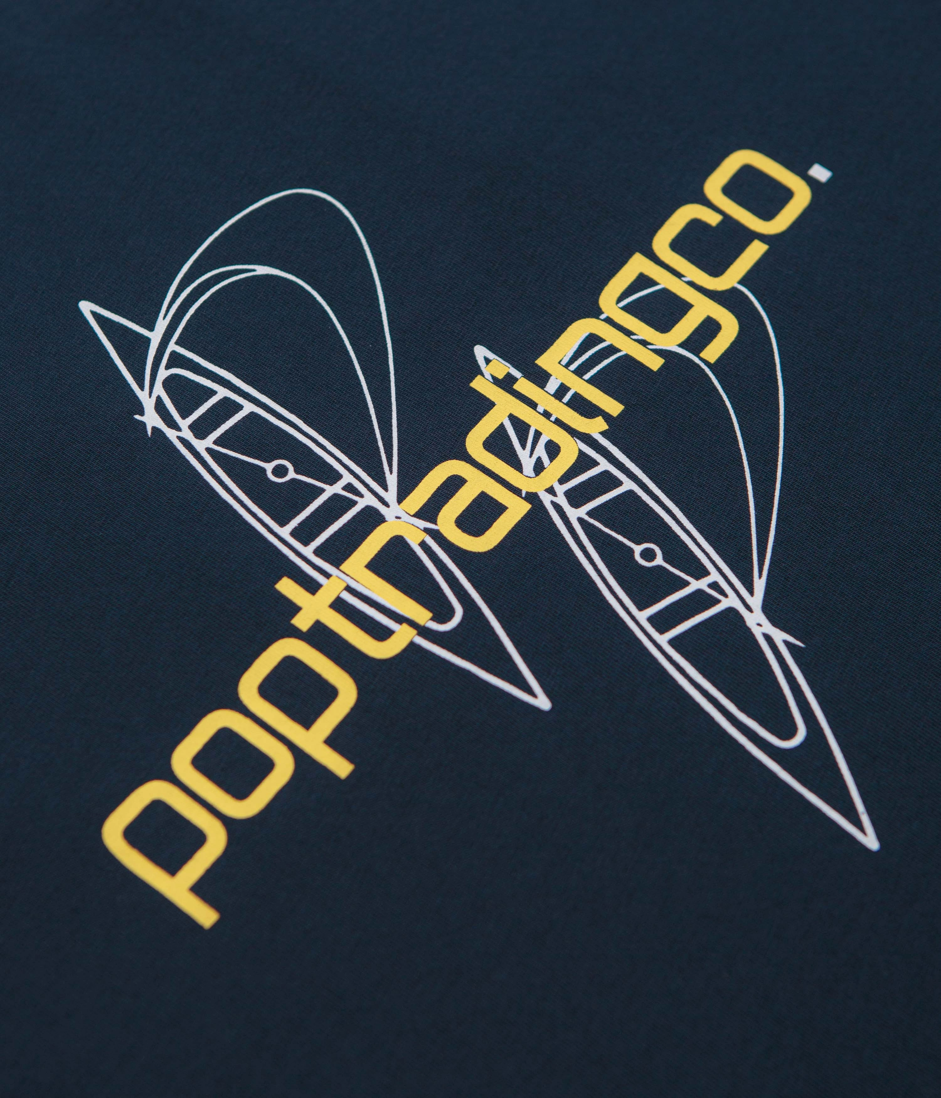 Pop Trading Company Nautical T-Shirt - Navy FadeResistant Sleeveless