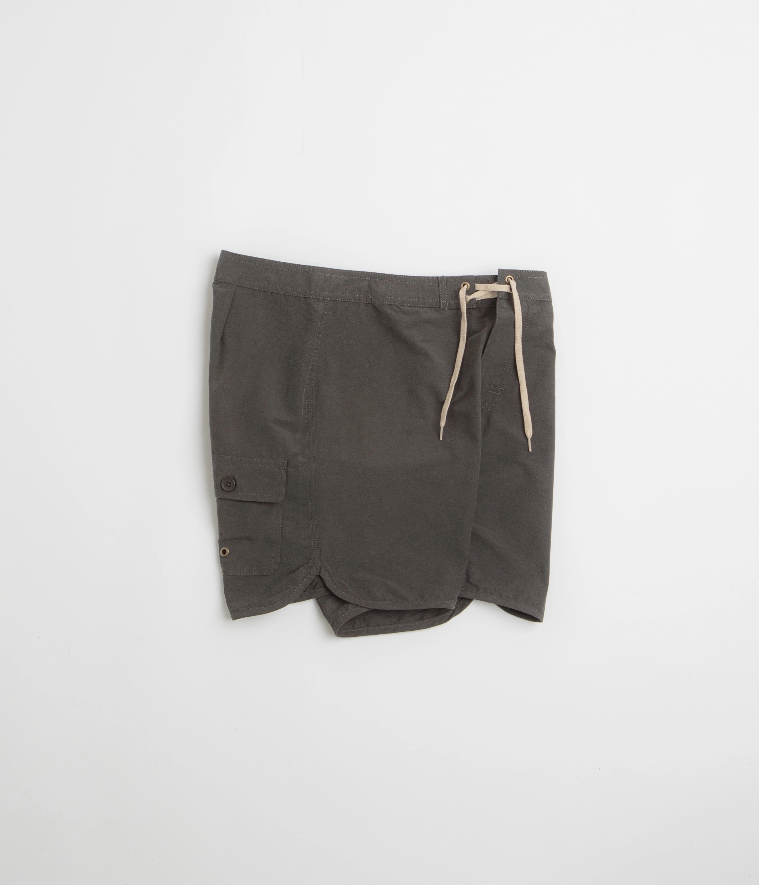 Mollusk Scallop Trunks - Faded Black Moisture Wicking Material corduroy shorts
