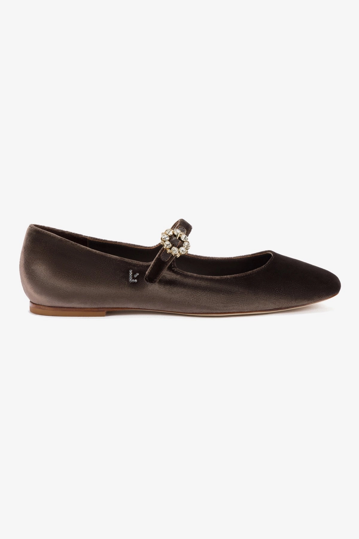 Fashionable Walk Hidden Walk Blair Ballet Flat In Expresso Velvet