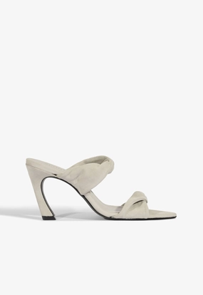 Meline Mule Suede Sandal Textured Tread Multi Use