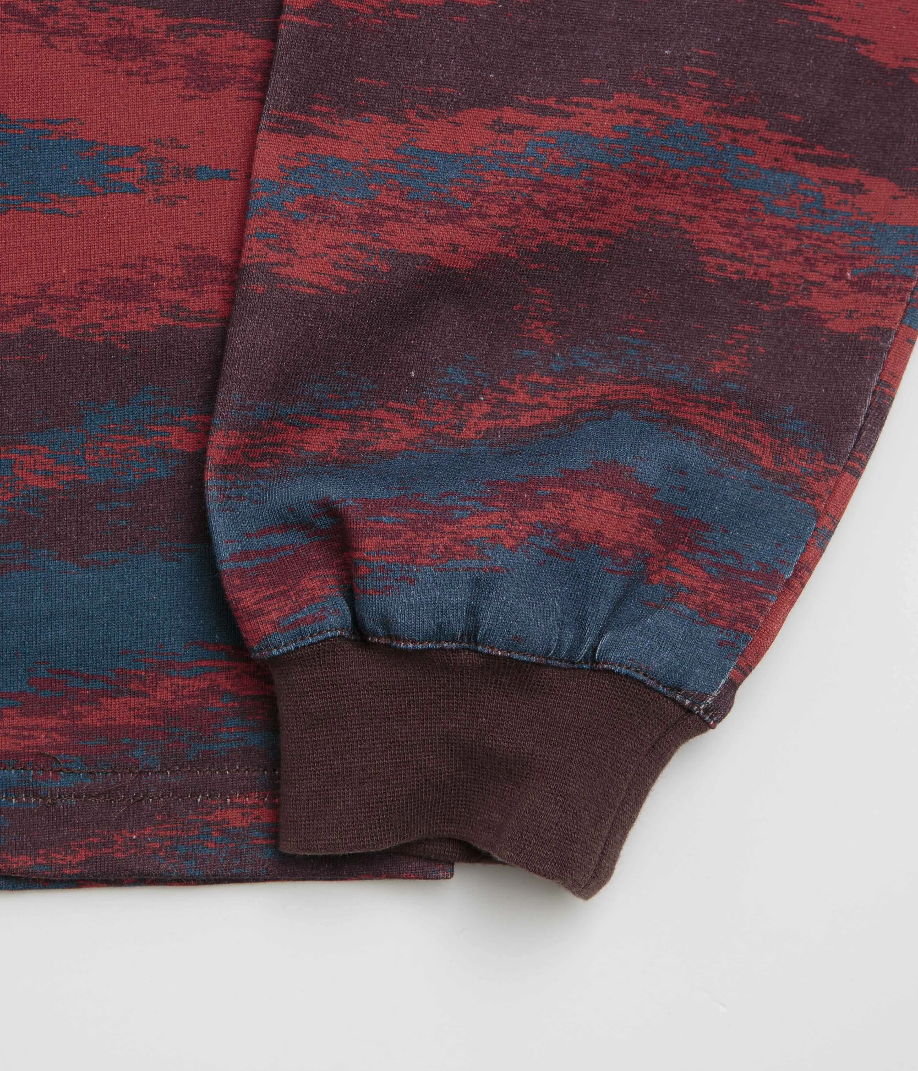 ethical fashion Fall Foliage Dime Brushstroke Shirt - Bordeaux