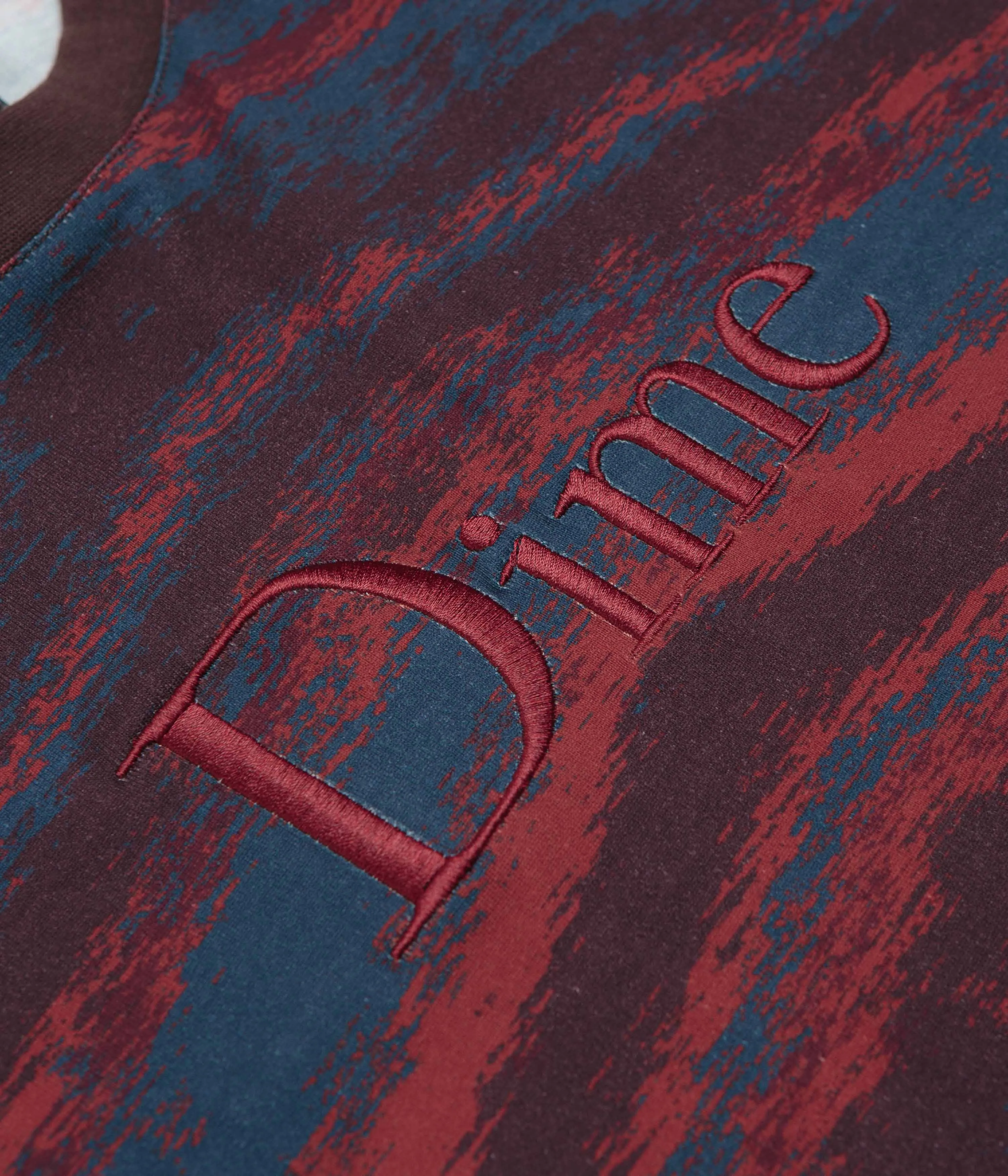 Dime Brushstroke Shirt - Bordeaux Wrinkle-Resistant Luxury Feel
