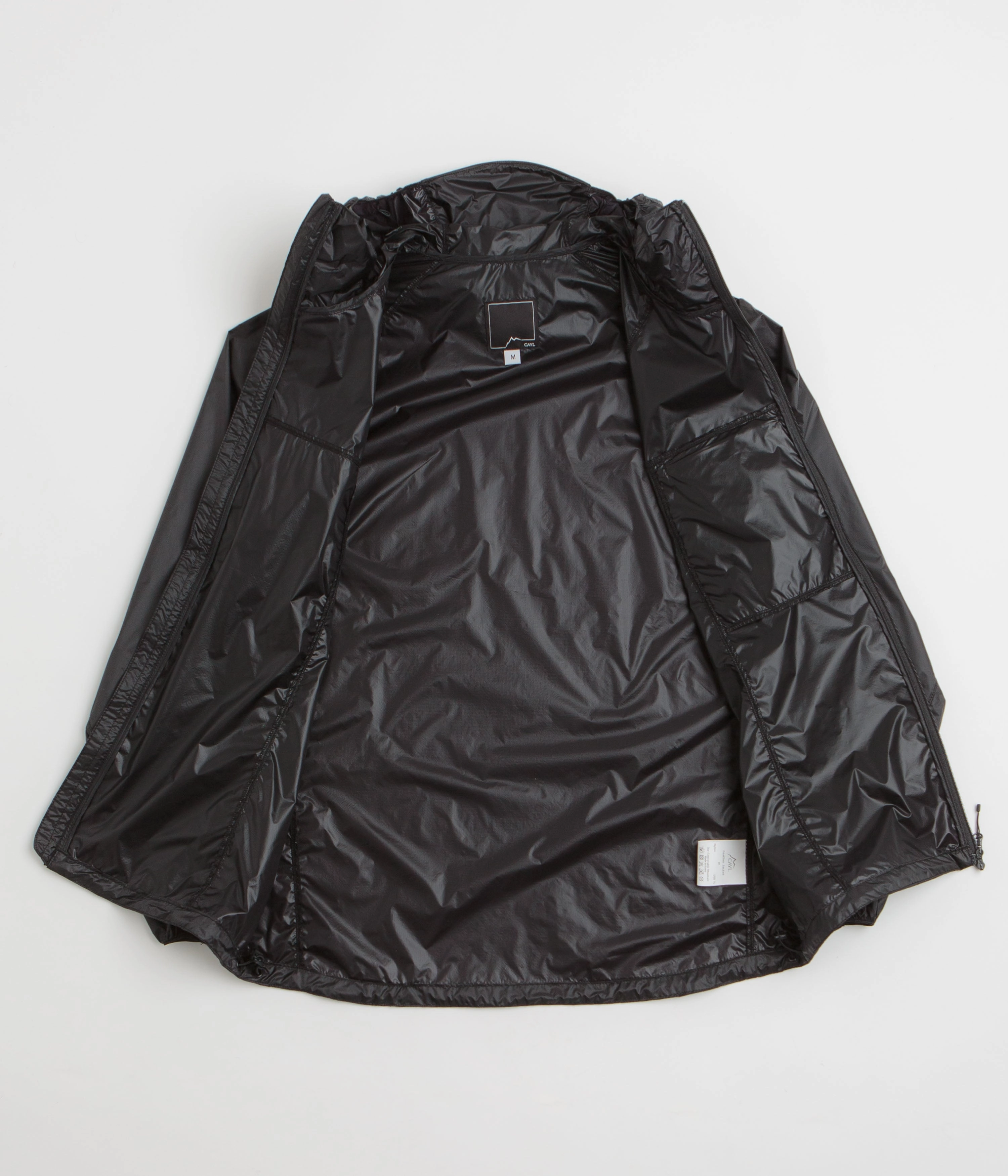 nylon blend Seamless Bonding Cayl Feather Jacket - Black