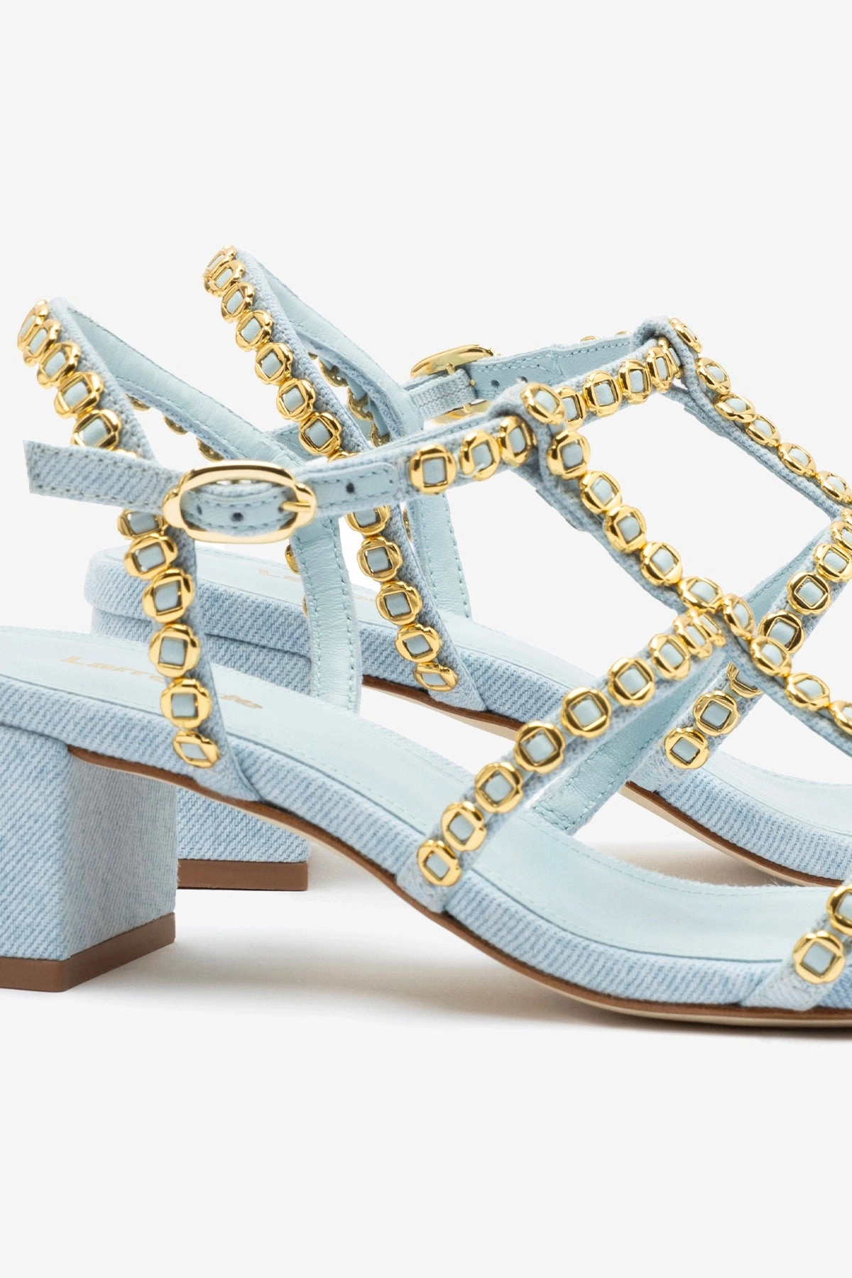 Milanina Block Sandal In Maya Denim Quick Dry Shoes